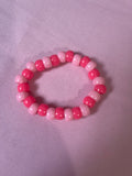#4 Hot Pink & Baby Pink~~Bracelet