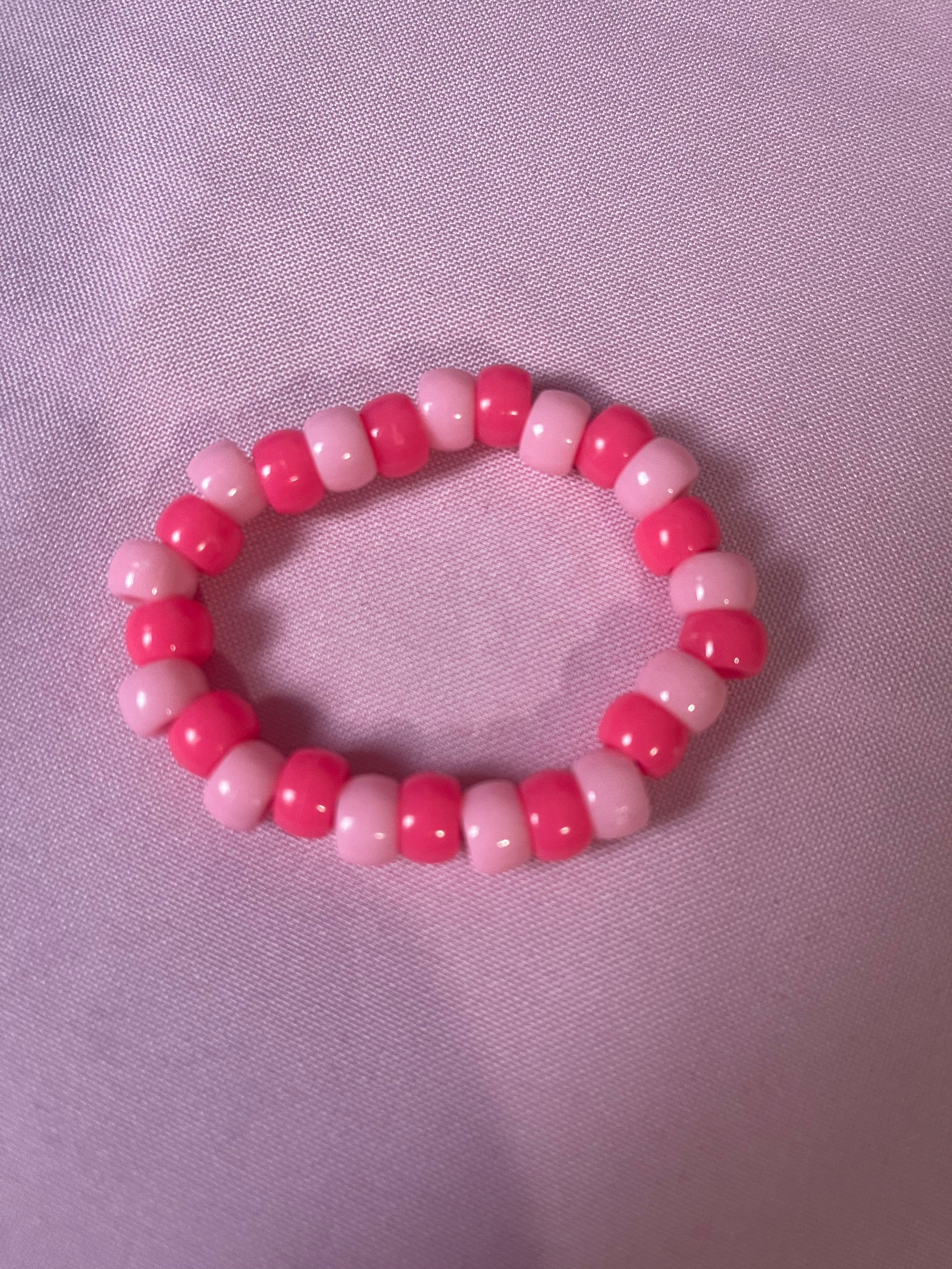 #4 Hot Pink & Baby Pink~~Bracelet