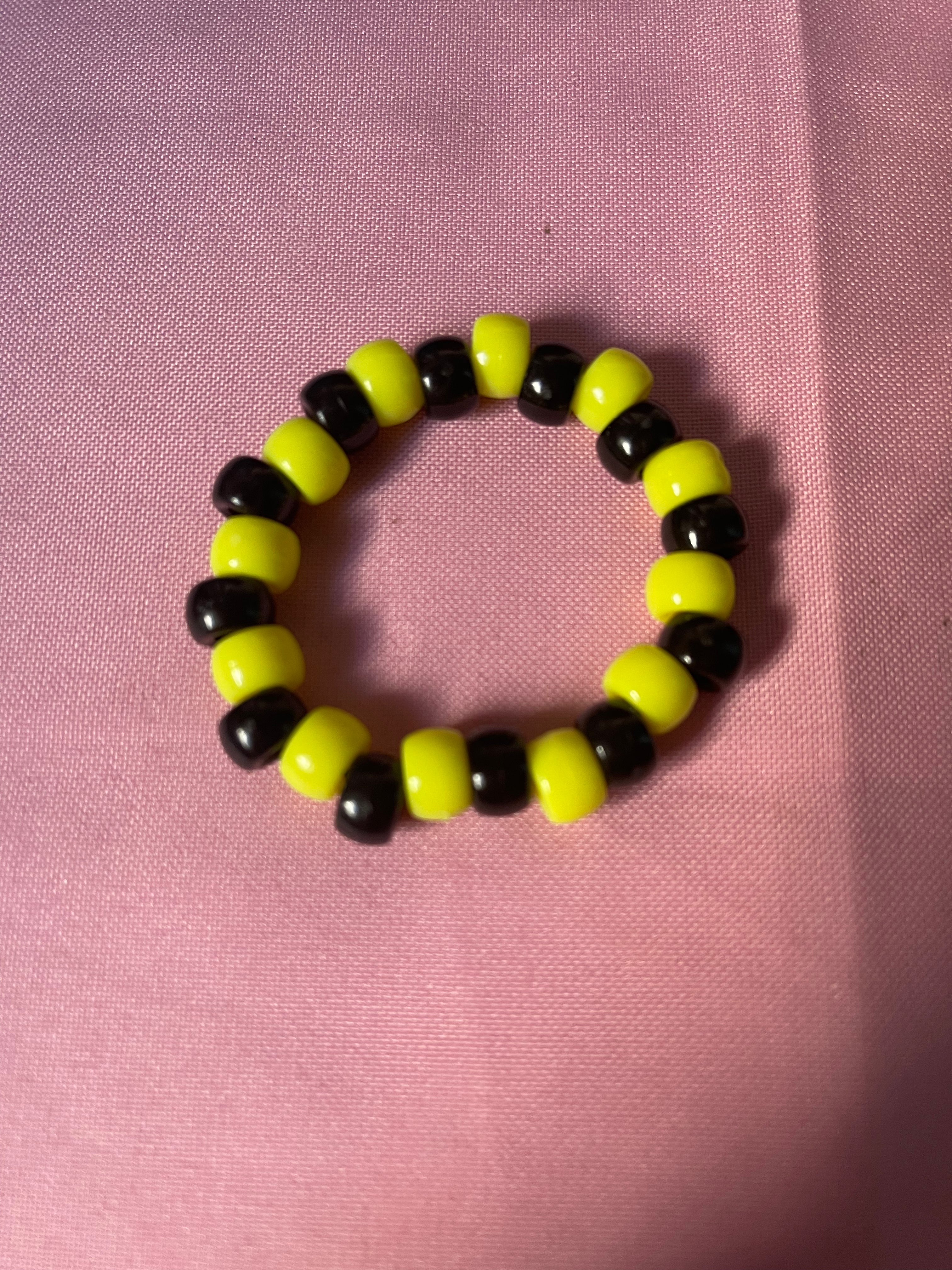 #14 Black & Yellow~~Bracelet