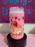 Danny’s Strawberry Swirl~~Snow Globe Cup