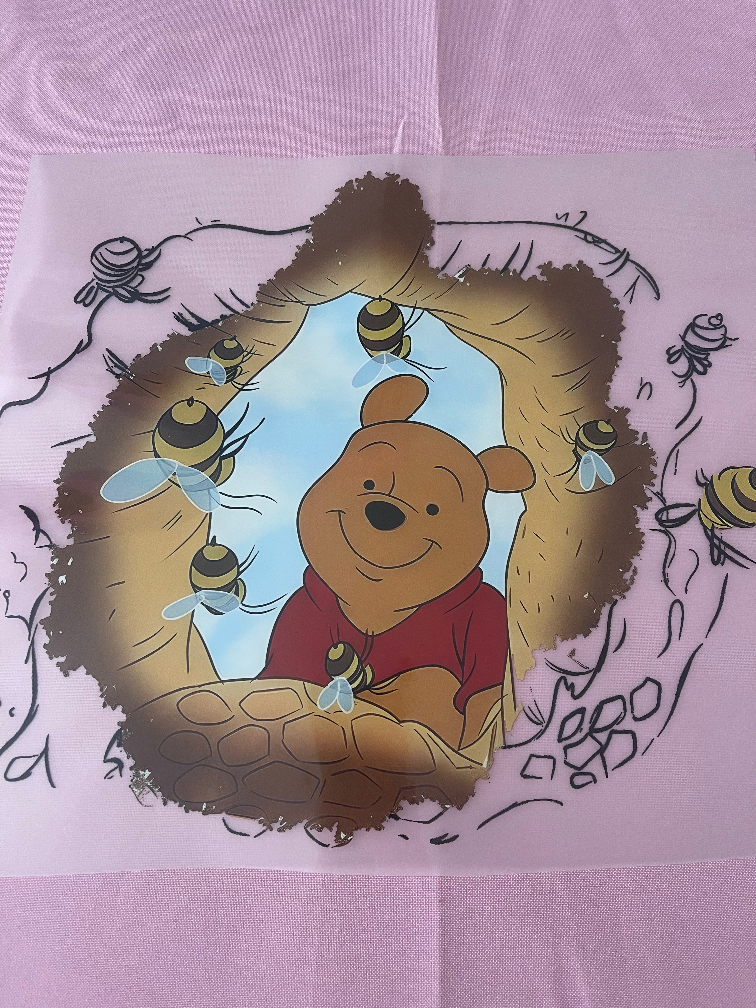 Pooh & Bees~~Dtf T-shirt Design