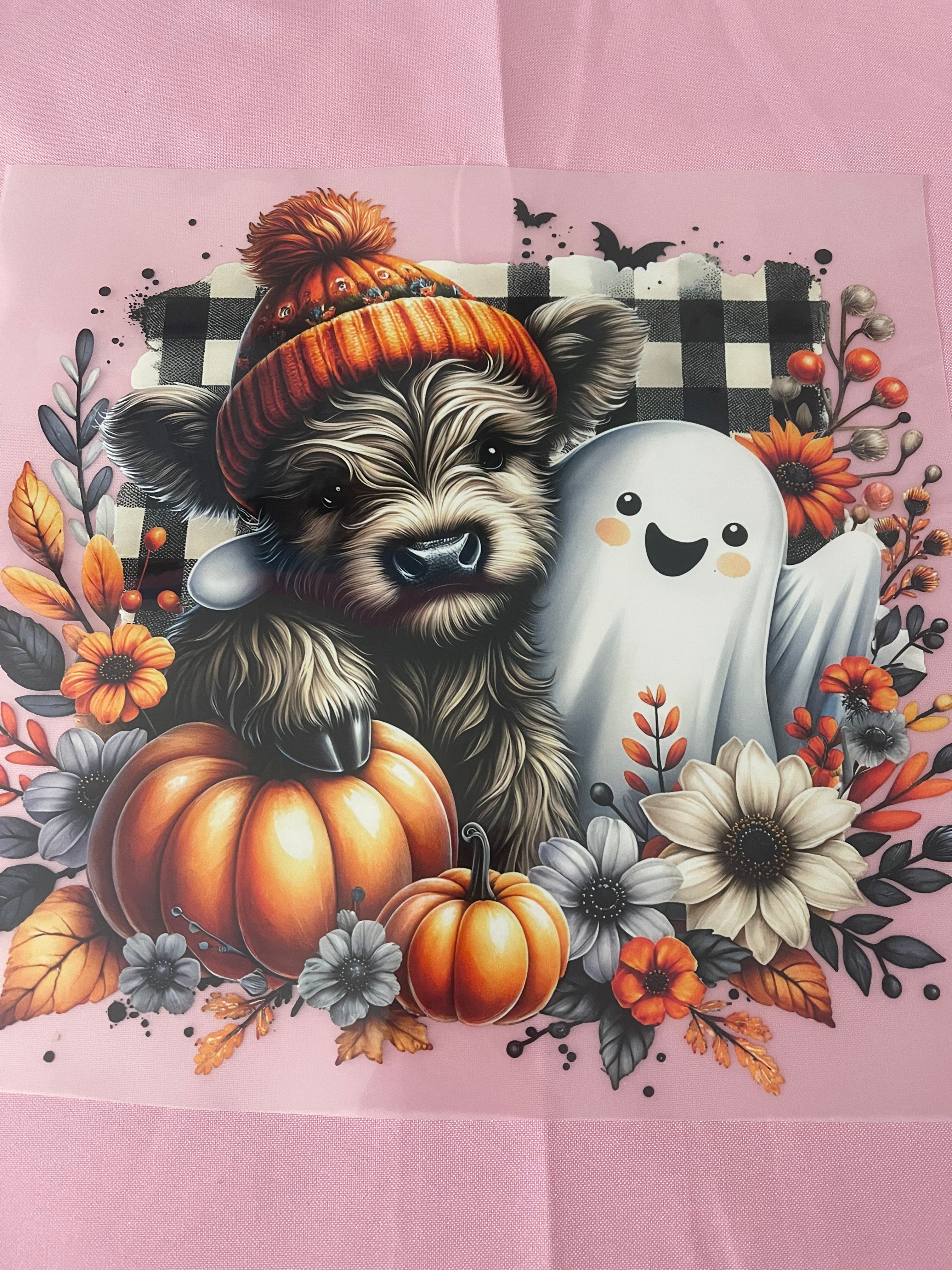Pumpkin Spice Moo~~Dtf T-shirt Design