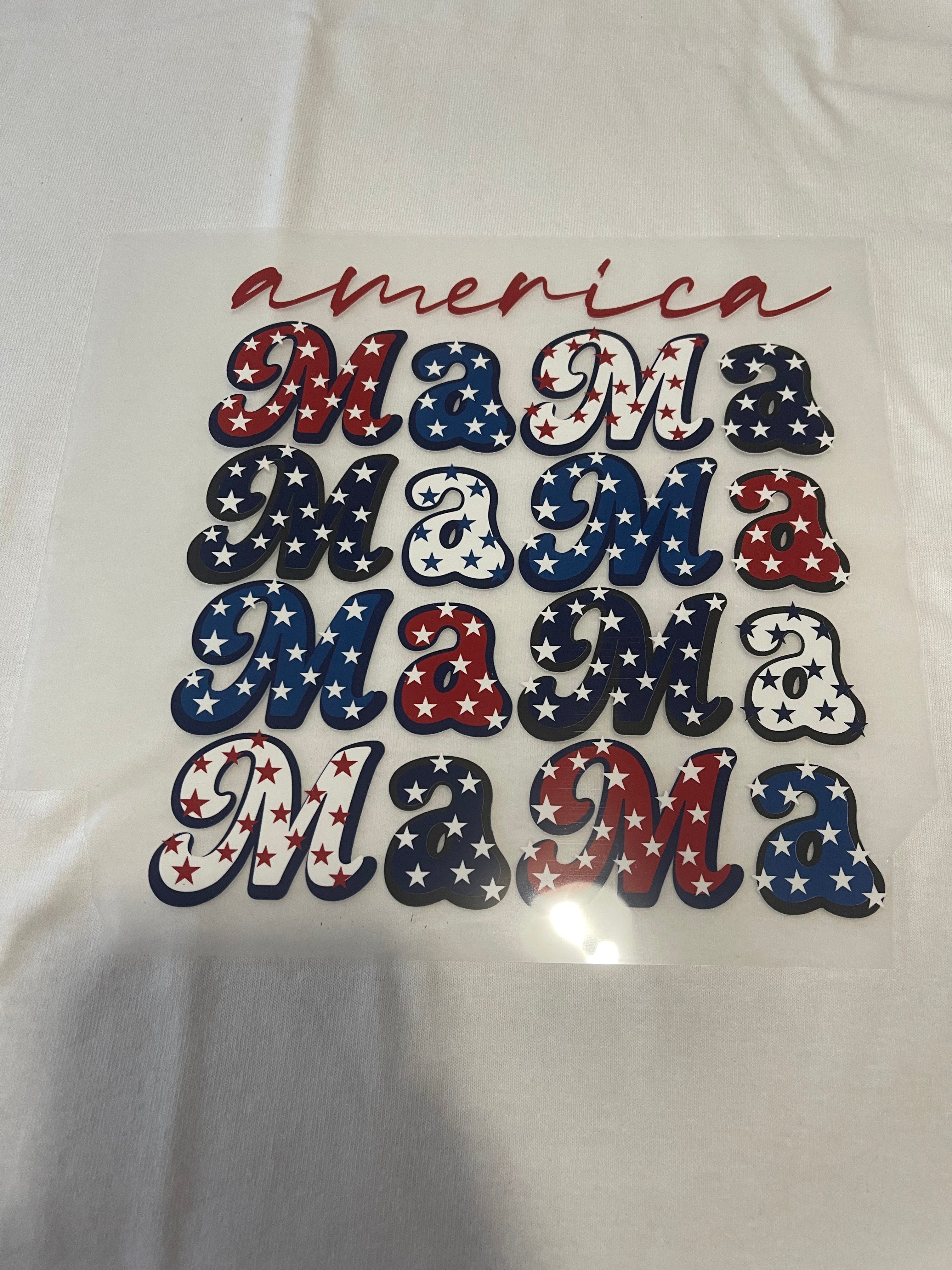 America Mama Mama~~Dtf T-shirt Design