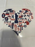 Heart of America~~Dtf T-shirt Design