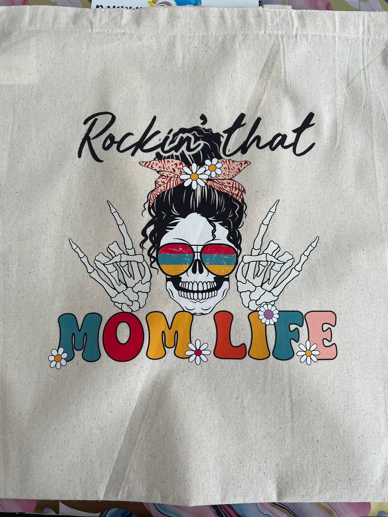 Rockin That Mom Life~~Tote Bags