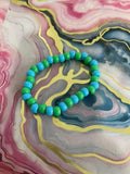 #63 Blue & Green Bracelet