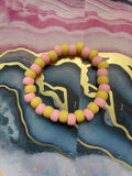 #36 Yellow & Pink Bracelet