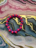 #62 Pink & Purple Bracelet