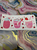 #26 Strawberry Milkshake~~ UV DTF CUP WRAP