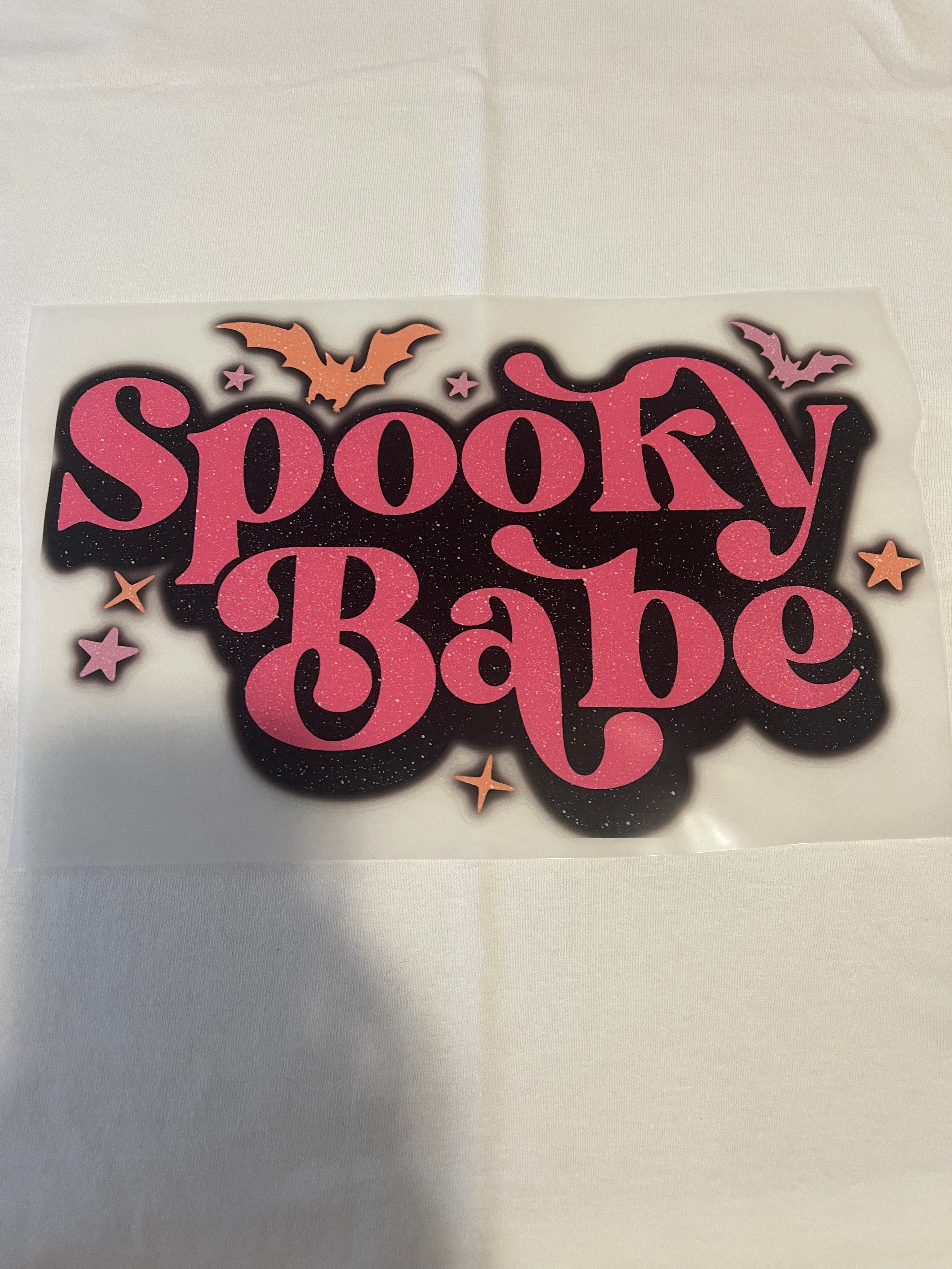 Spooky Babe~~Halloween Dtf T-shirt Design