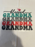 Blessed Grandma~~Dtf T-shirt Design