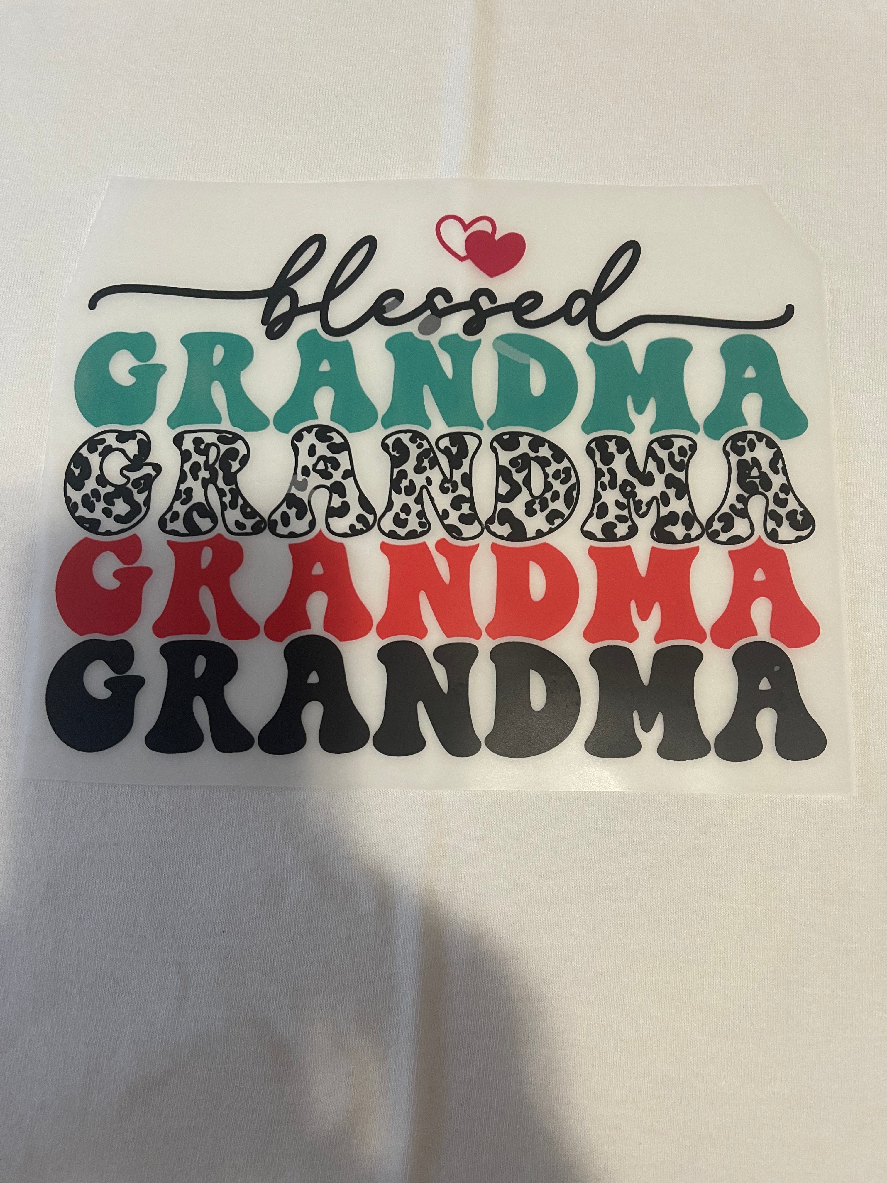 Blessed Grandma~~Dtf T-shirt Design