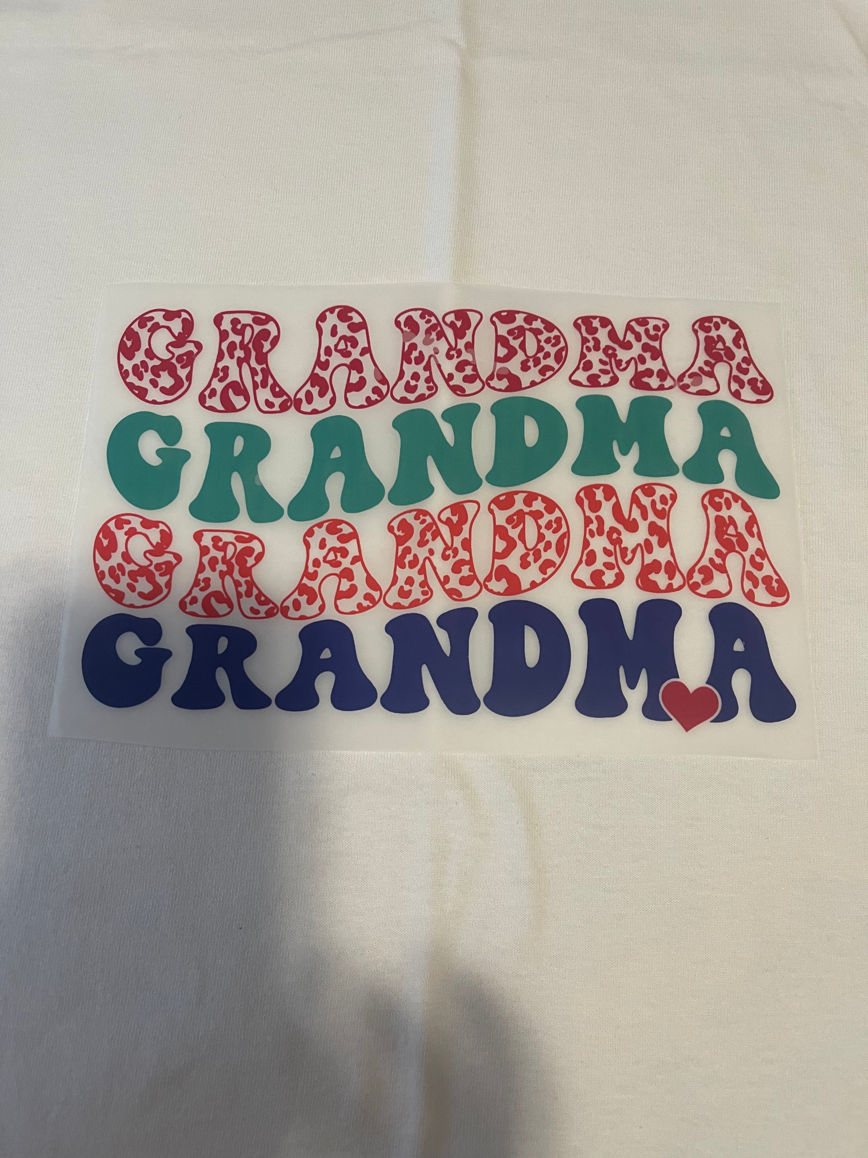 Grandma Grandma~~Dtf T-shirt Design