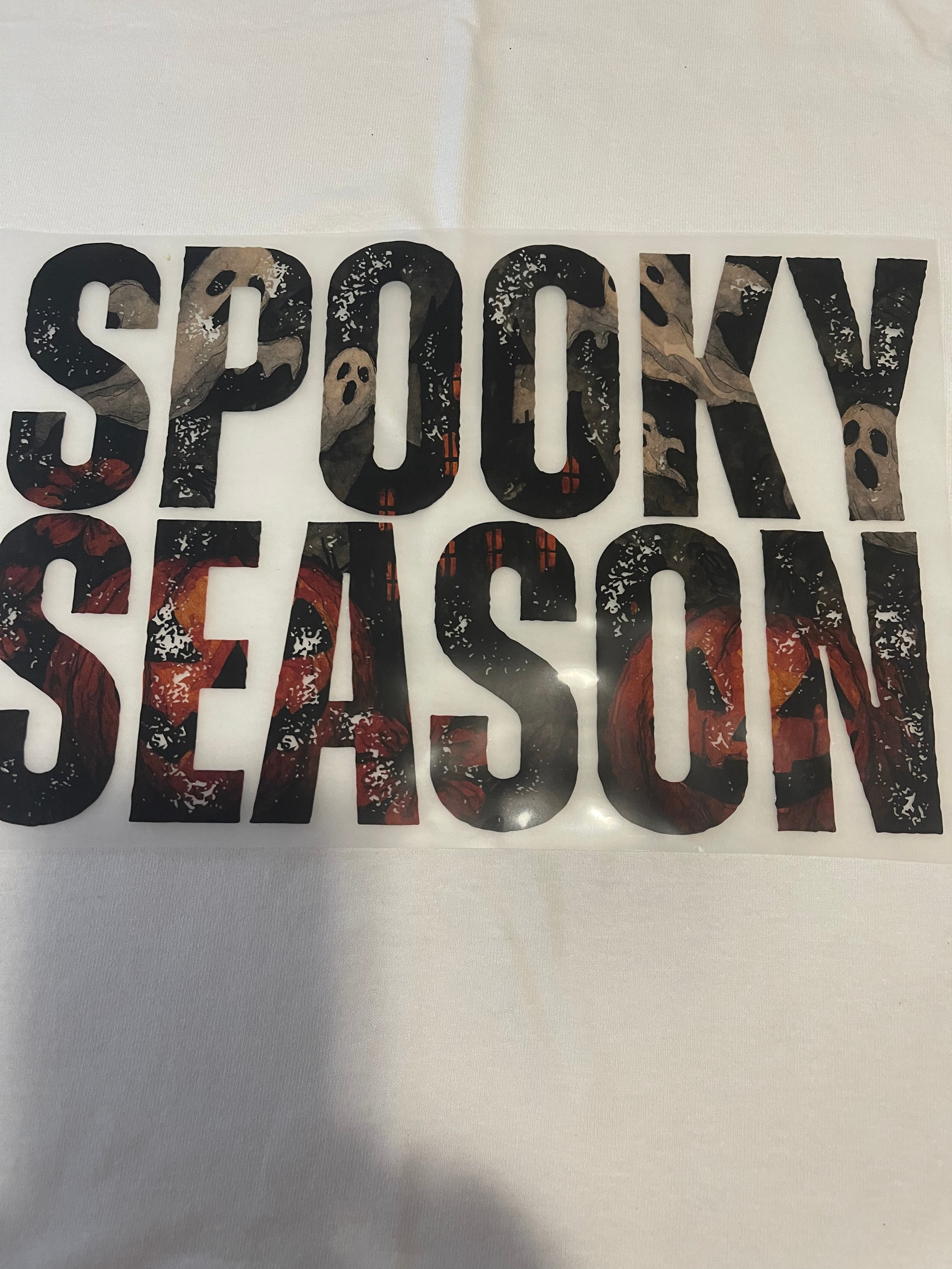 Spooky Season Halloween~~Dtf T-shirt Design
