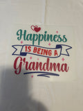 Happiness Is Being a Grandma~~Dtf T-shirt Design