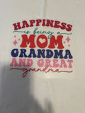 Mom Grandma Great Grandma~~Dtf T-shirt Design