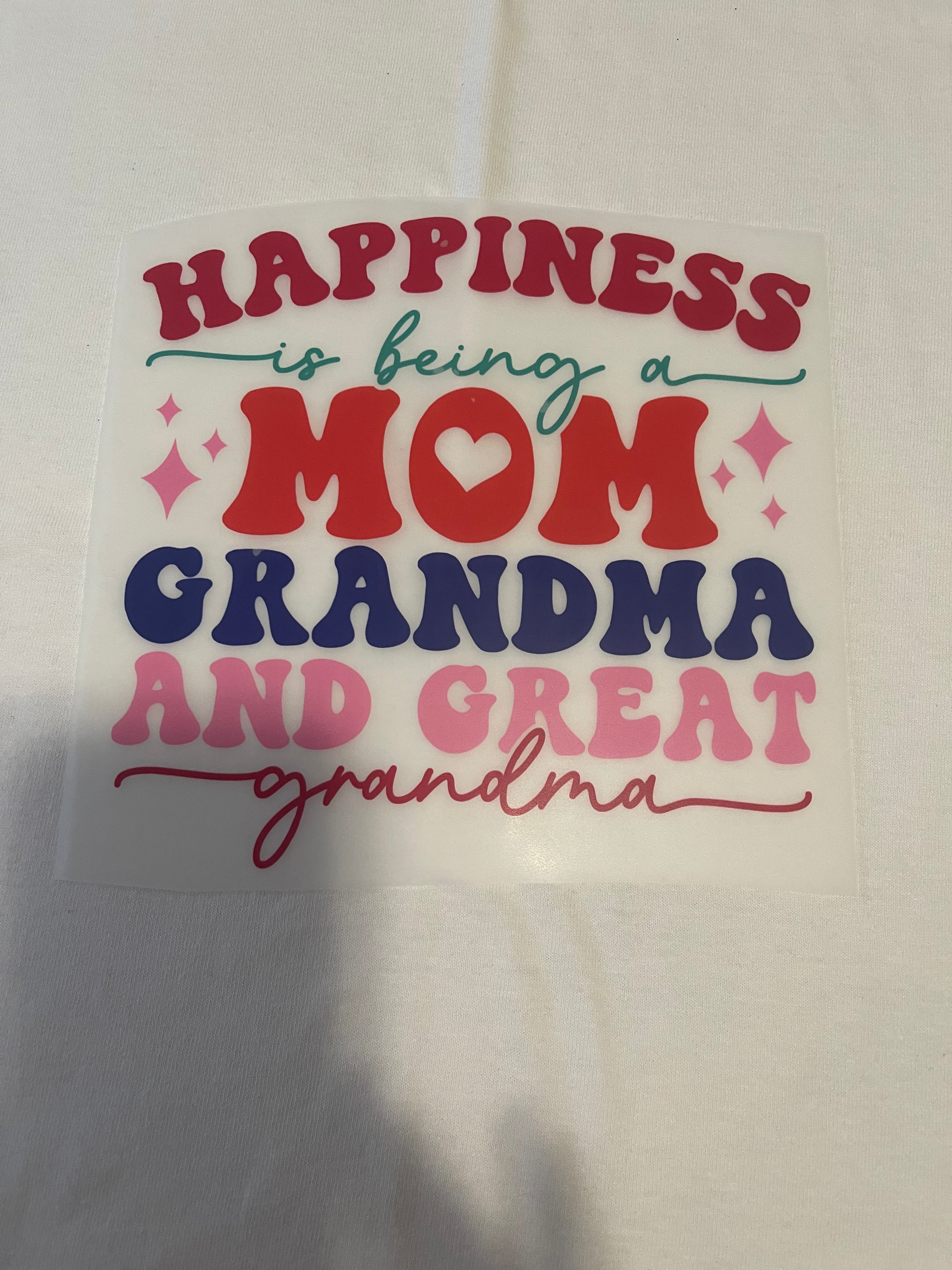 Mom Grandma Great Grandma~~Dtf T-shirt Design