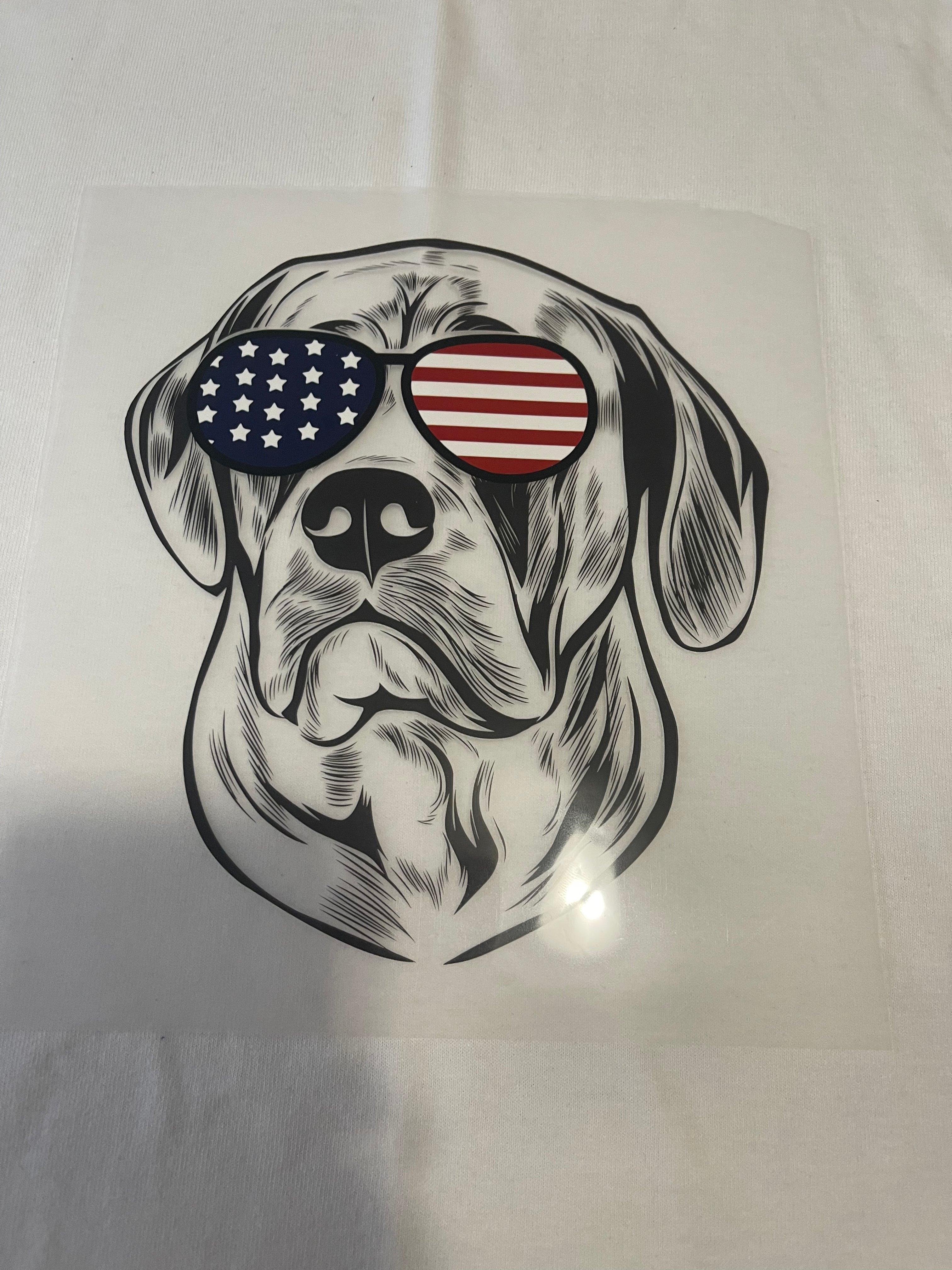 July Dog~~Dtf T-shirt Design