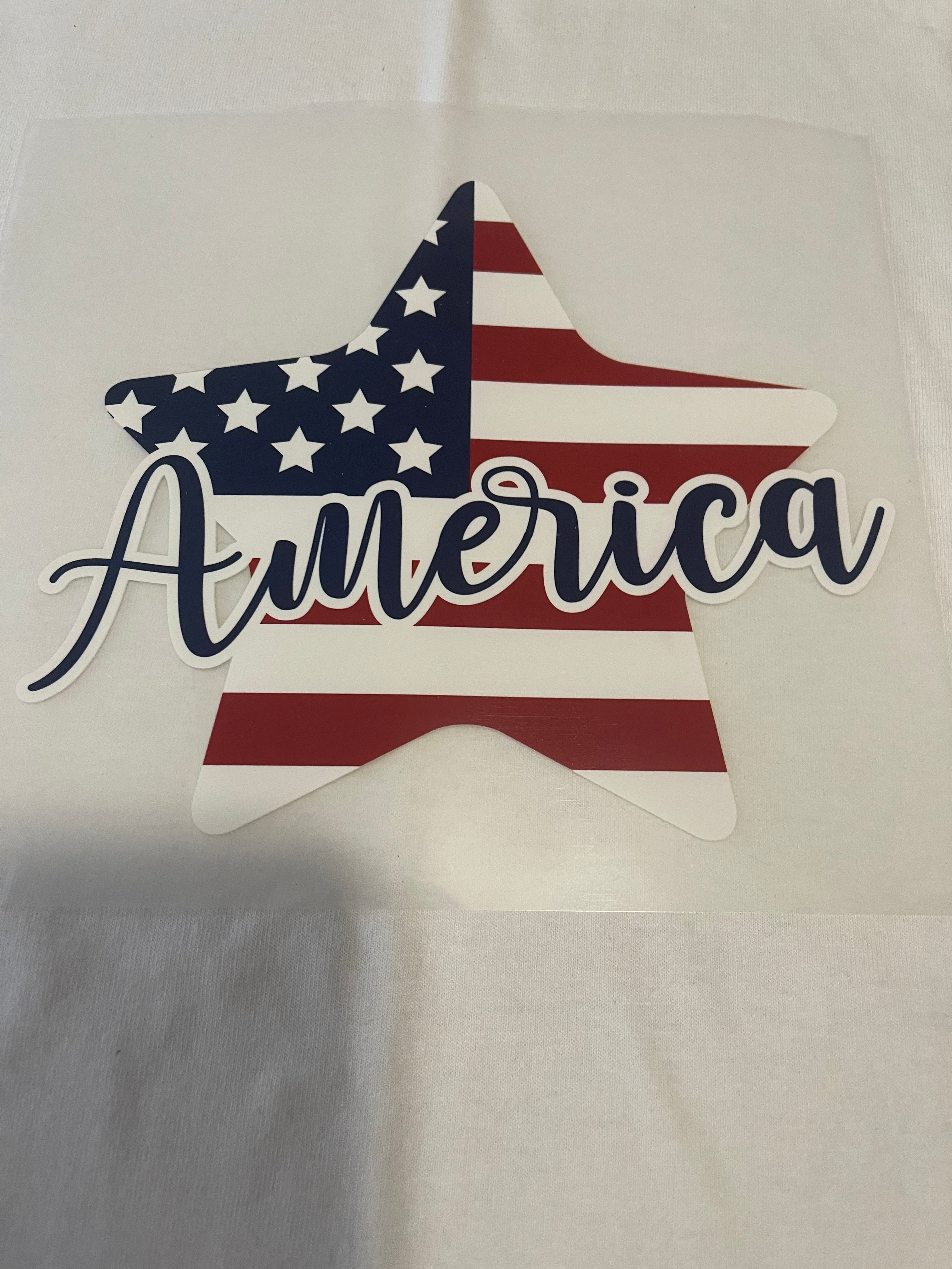 Star America~~Dtf T-shirt Design