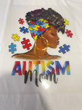 Autism Mom~~Dtf T-shirt Design