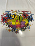 Autism Heart~~Dtf T-shirt Design