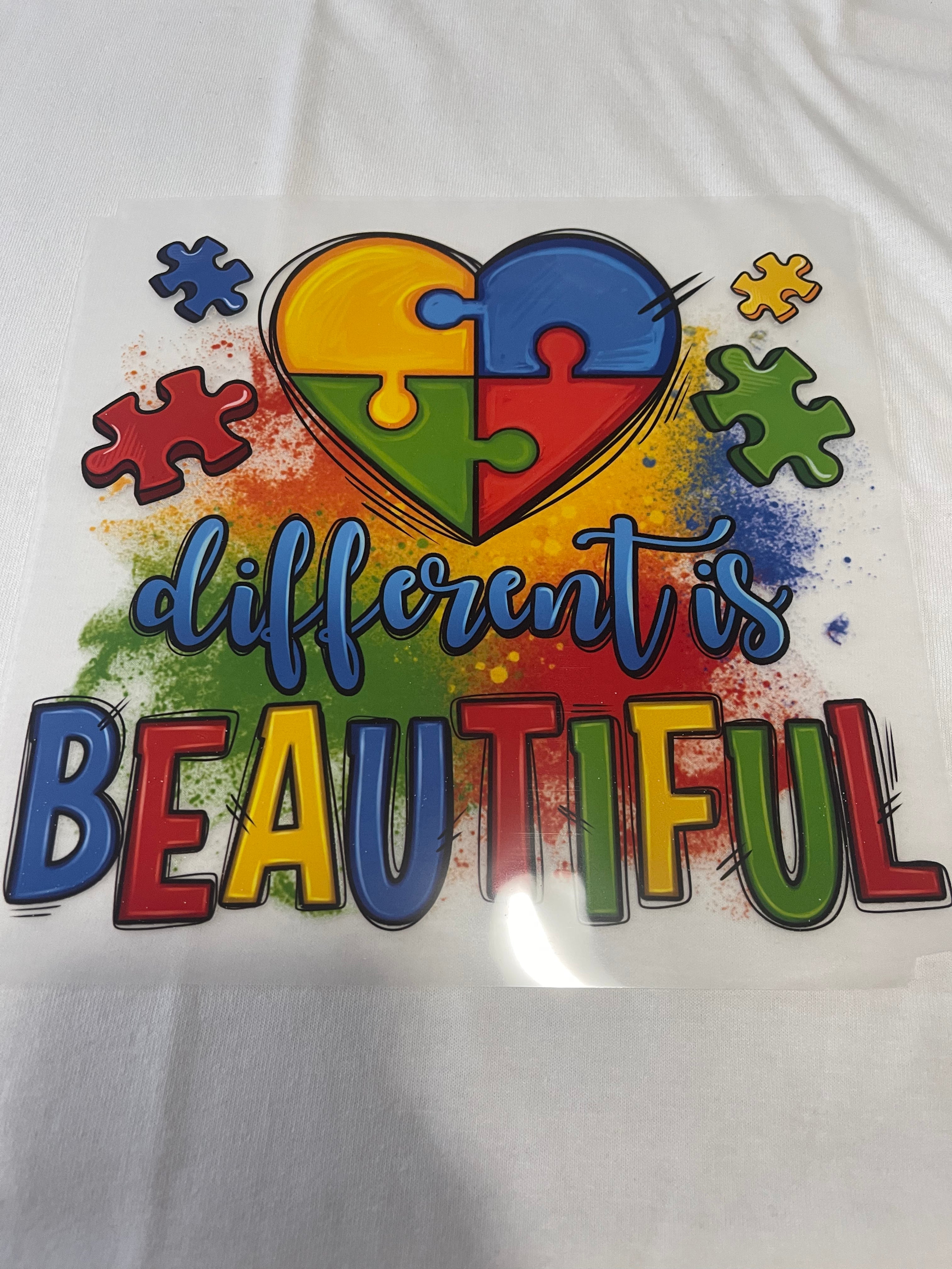 Different Is Beautiful~~Dtf T-shirt Design
