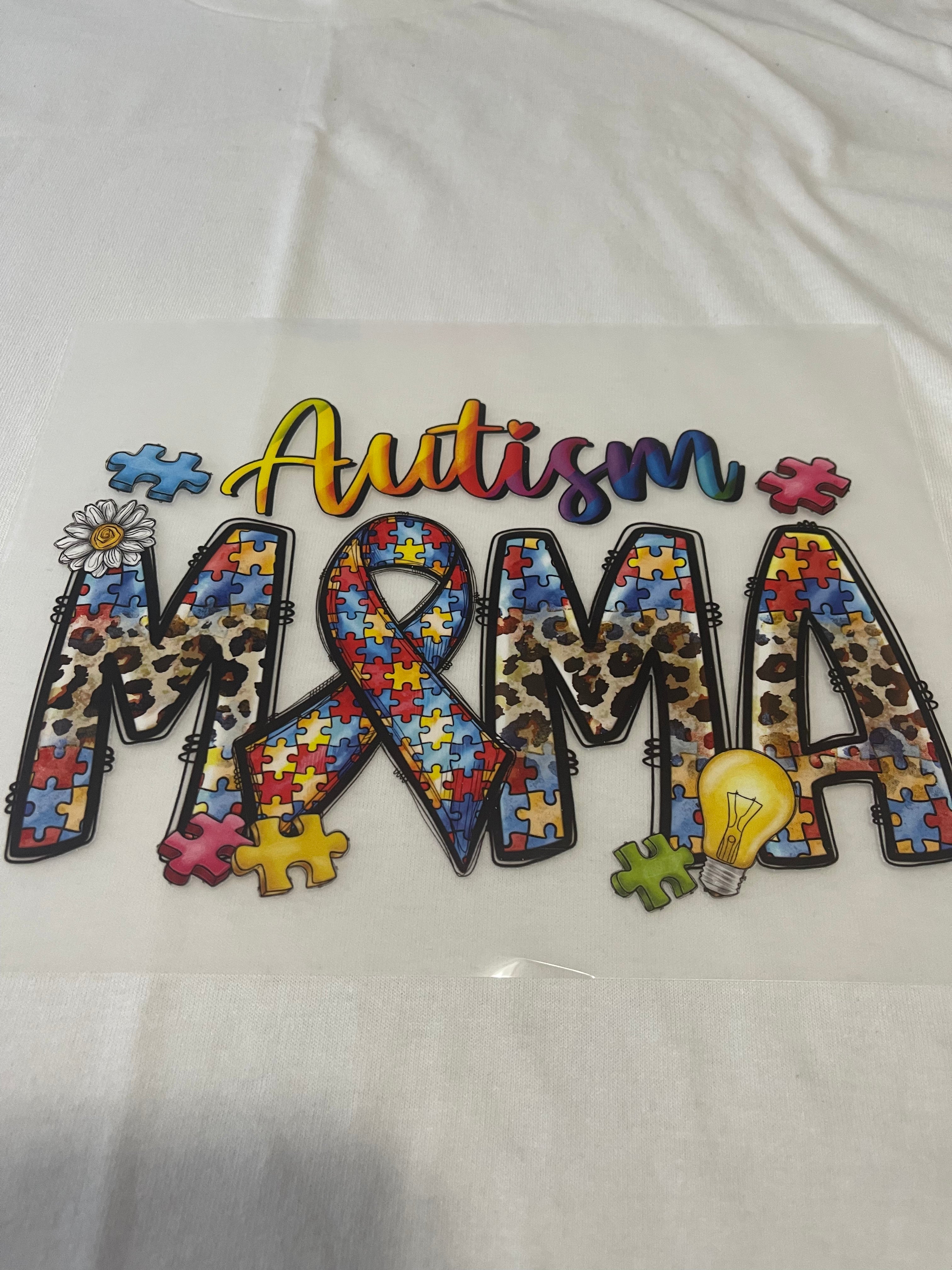 Autism Mama~~Dtf T-shirt Design