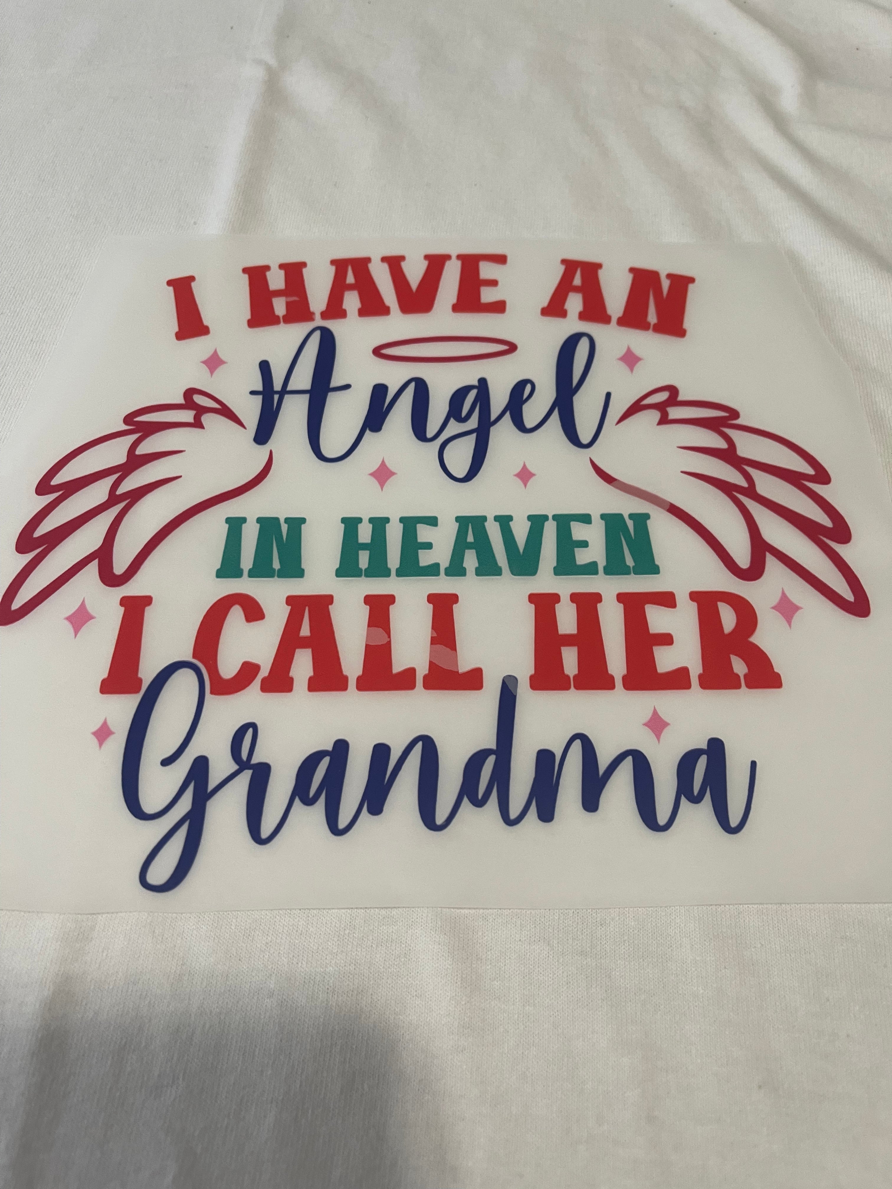 I Have an Angel~~Dtf T-shirt Design