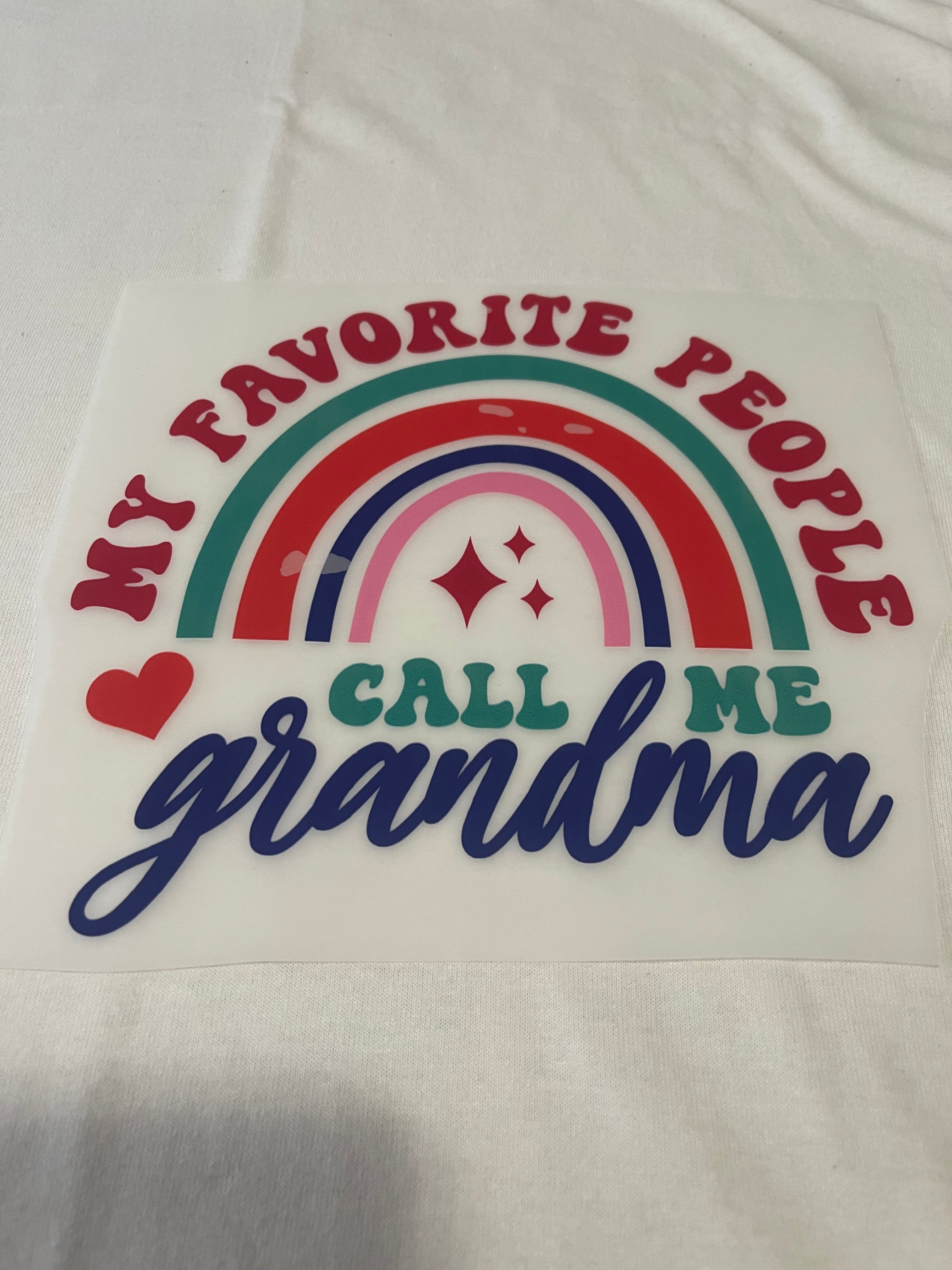 My Favorite People~~Dtf T-shirt Design