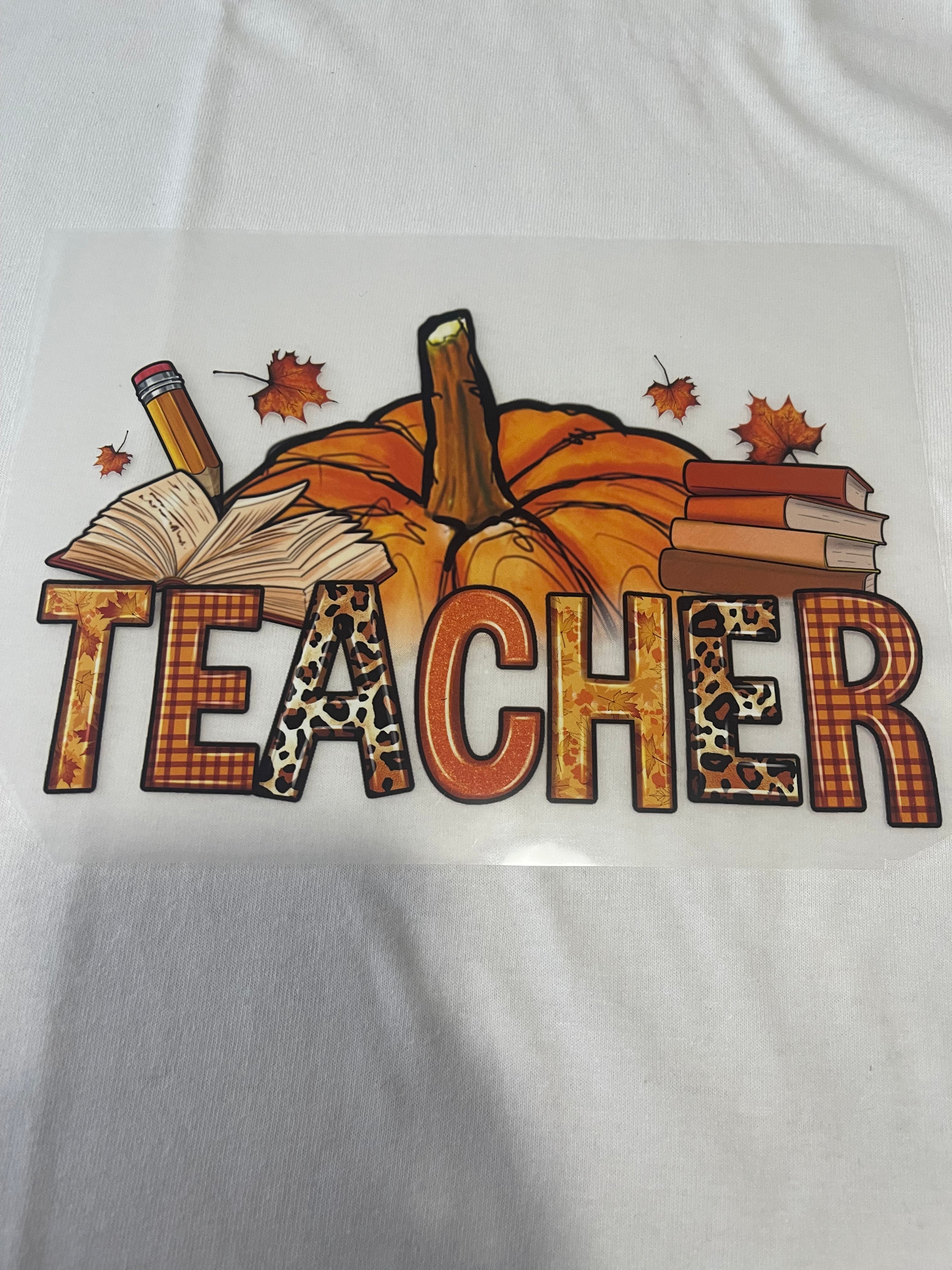 Teacher Fall~~Dtf T-shirt Design