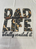 Dad Life~~Dtf T-shirt Design