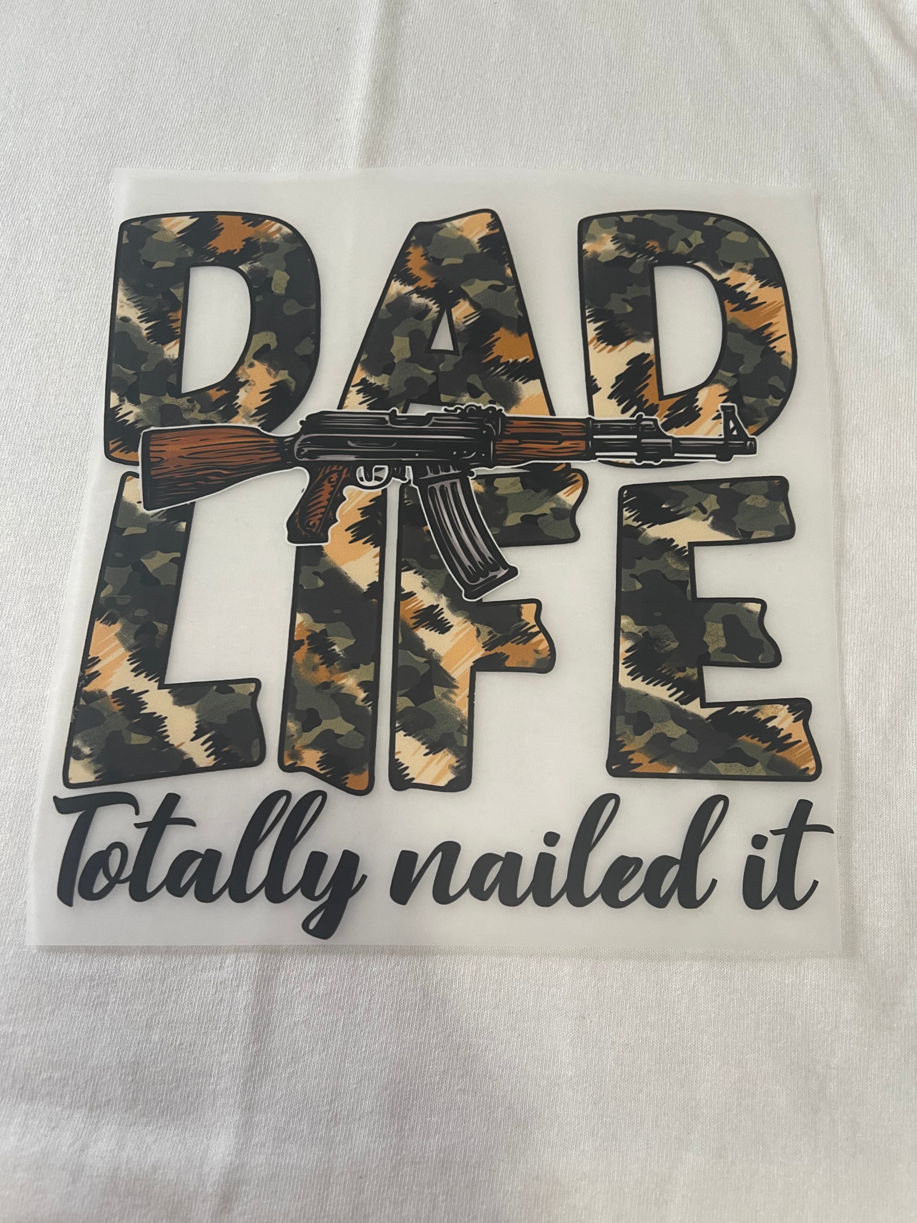 Dad Life~~Dtf T-shirt Design