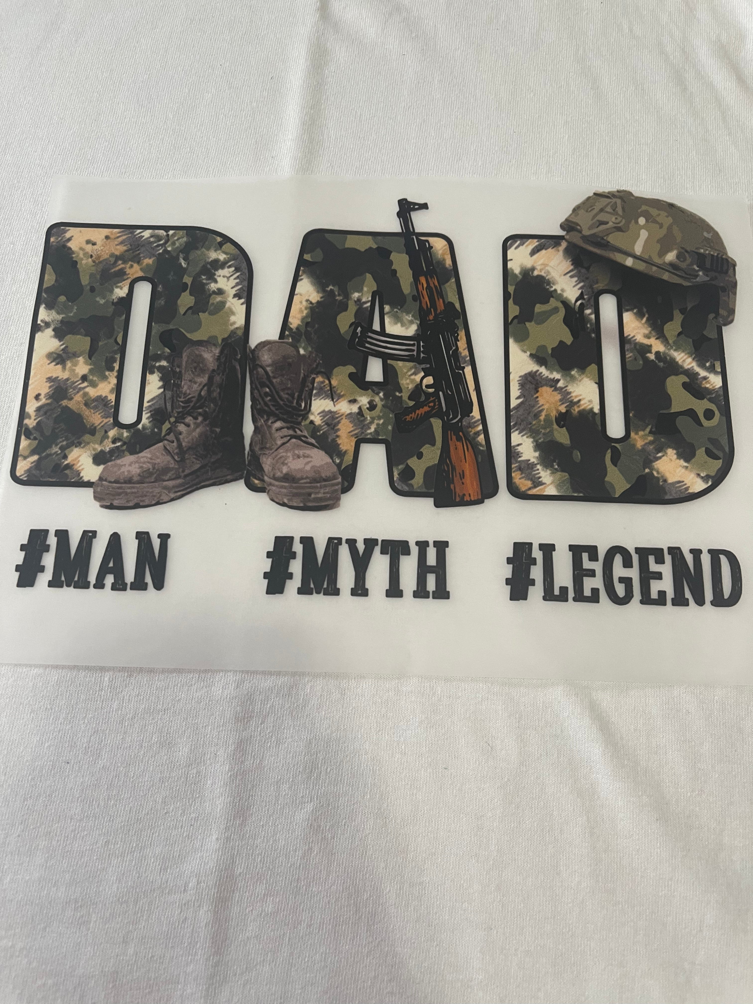Man Myth Legend~~Dtf T-shirt Design