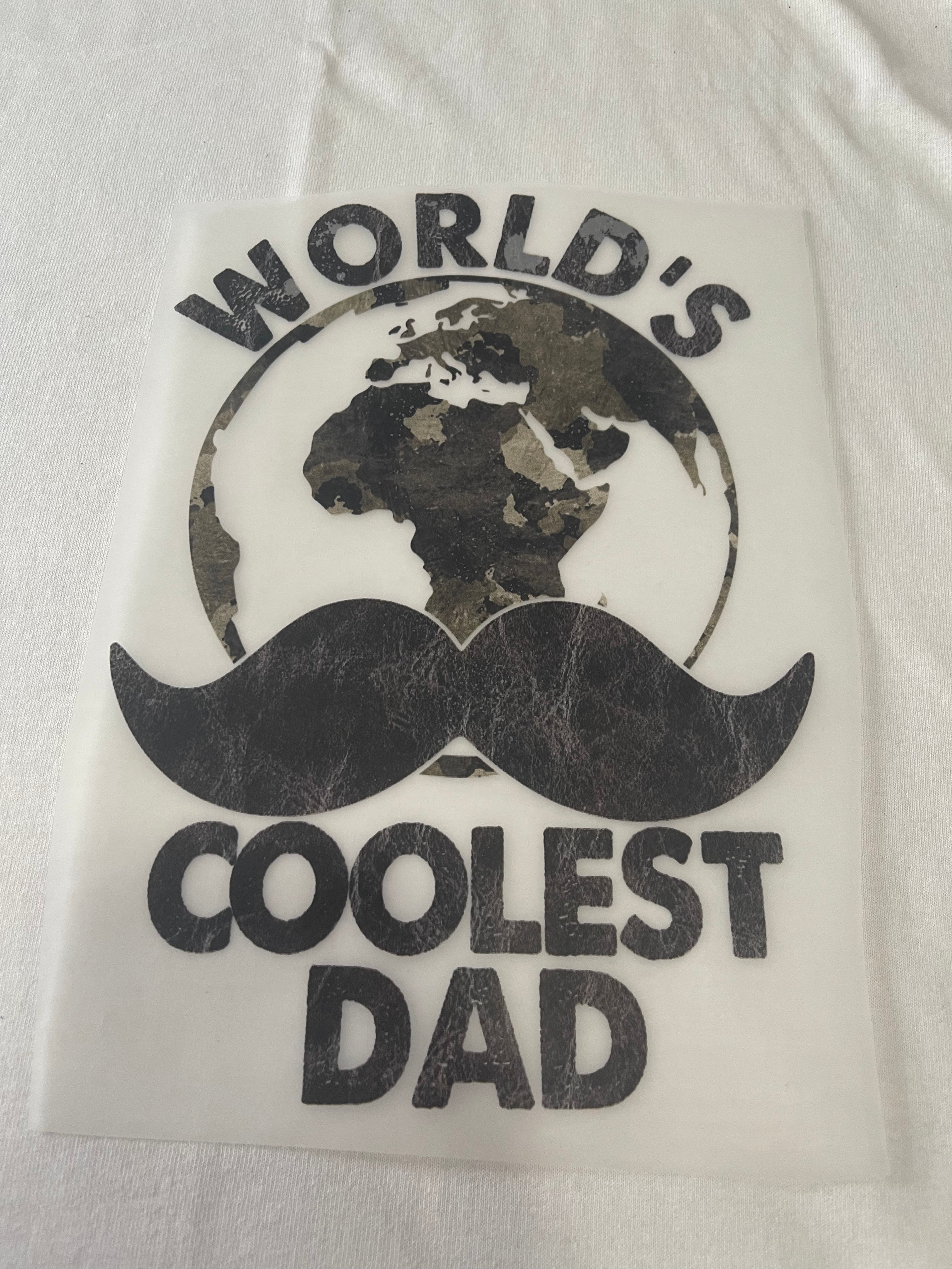 Coolest Dad~~Dtf T-shirt Design