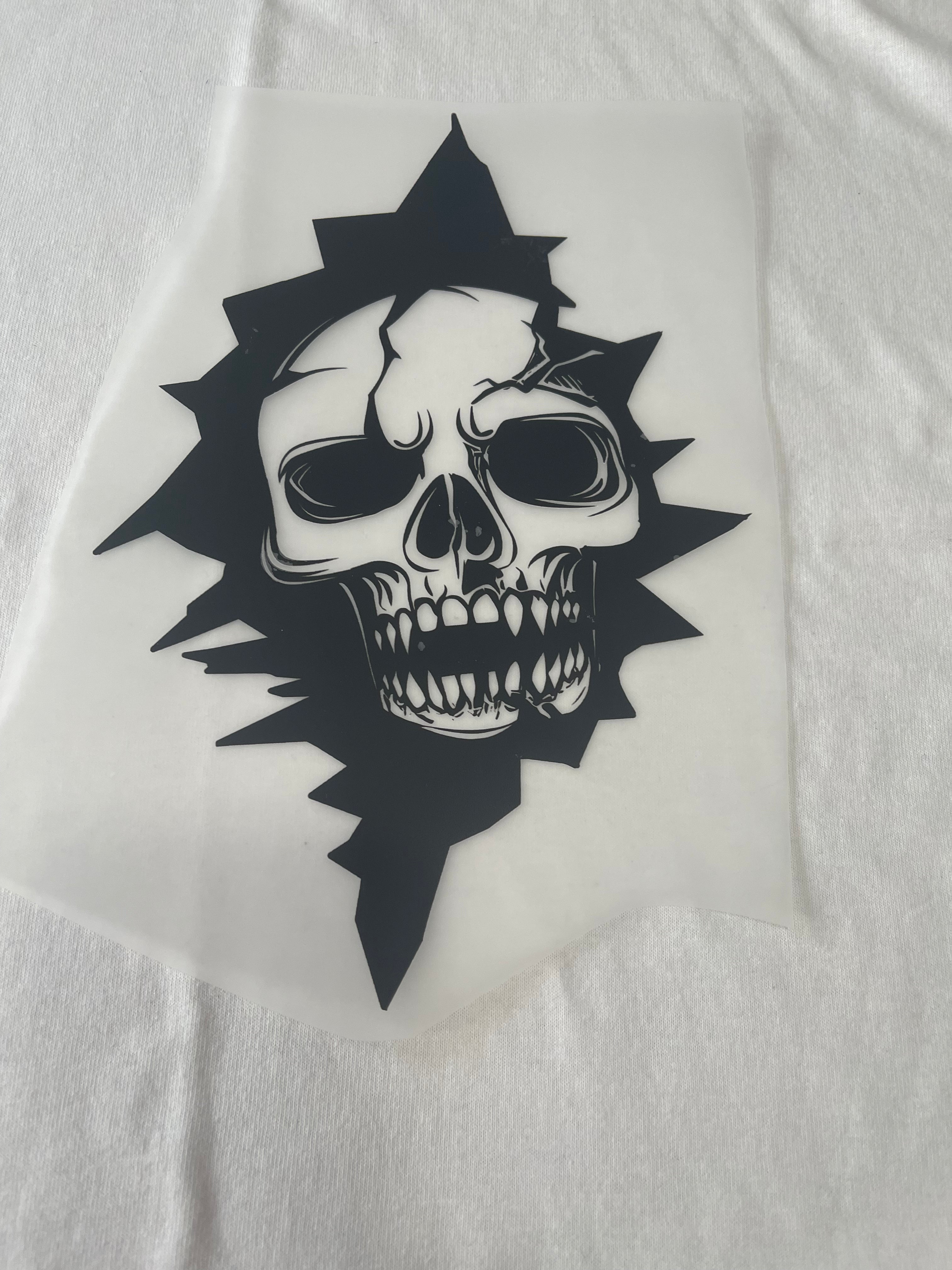 Scary Skully Halloween~~Dtf T-shirt Design