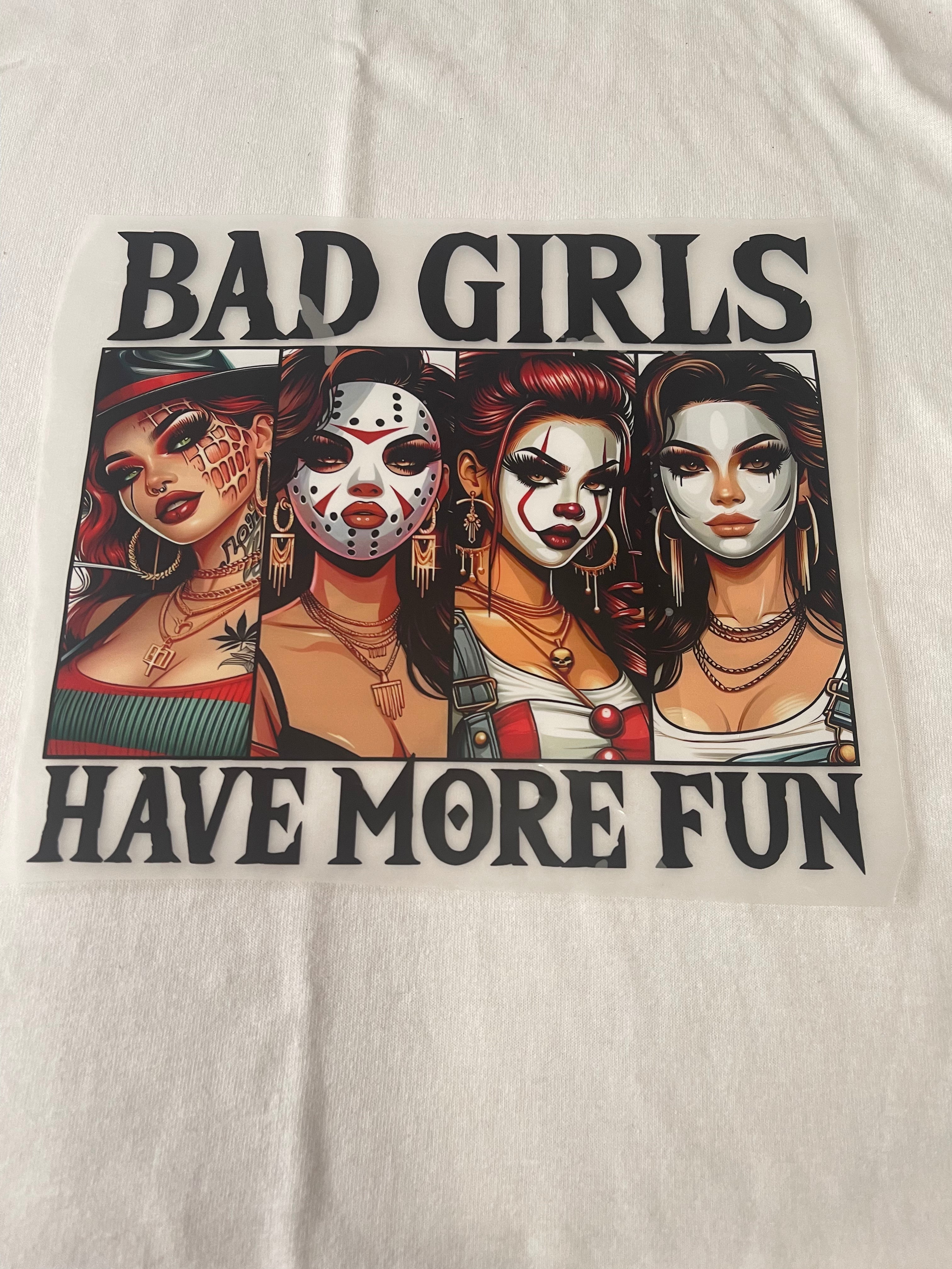 Bad Girls Halloween~~Dtf T-shirt Design