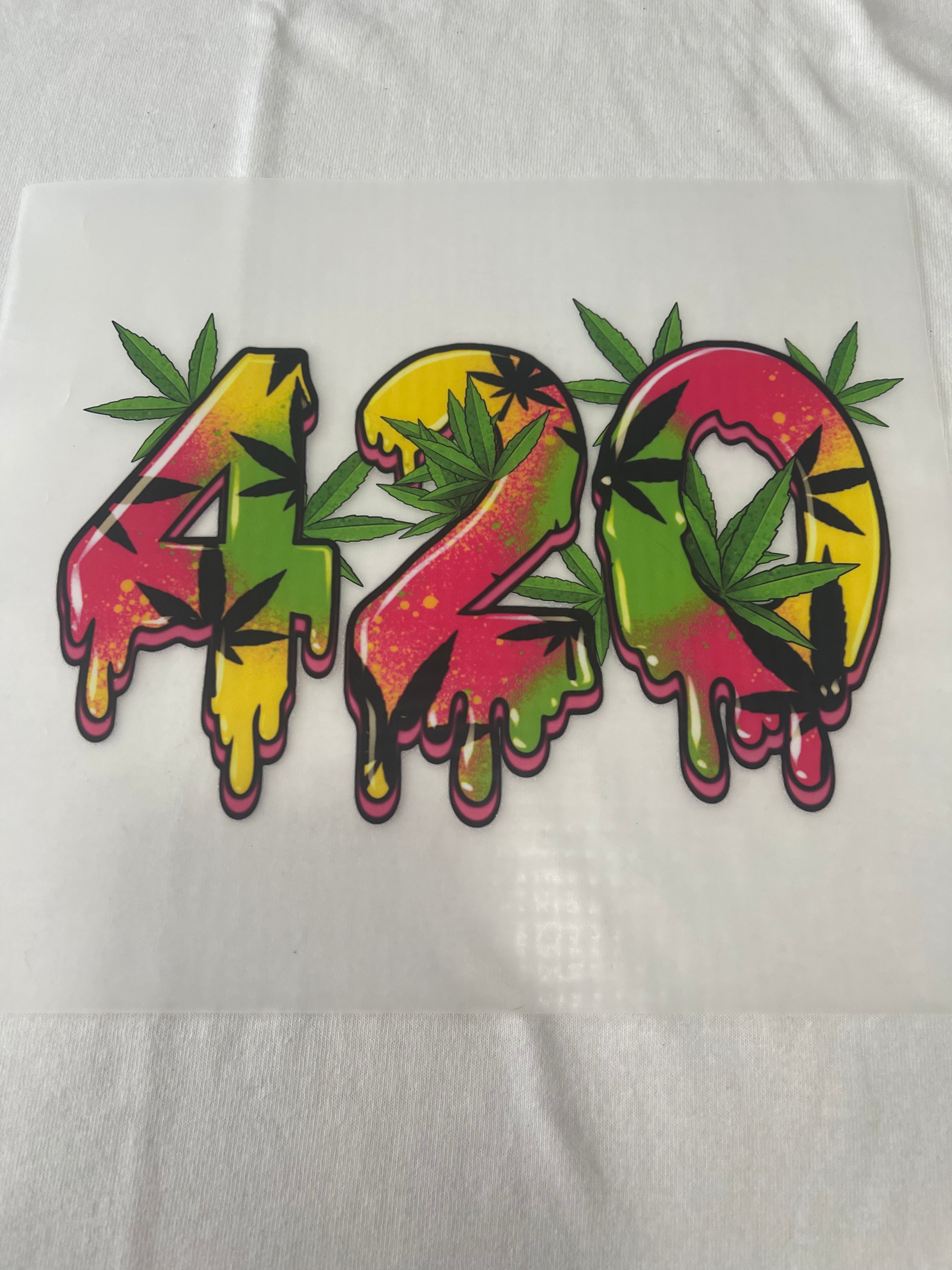 420 Green Tree~~Dtf T-shirt Design