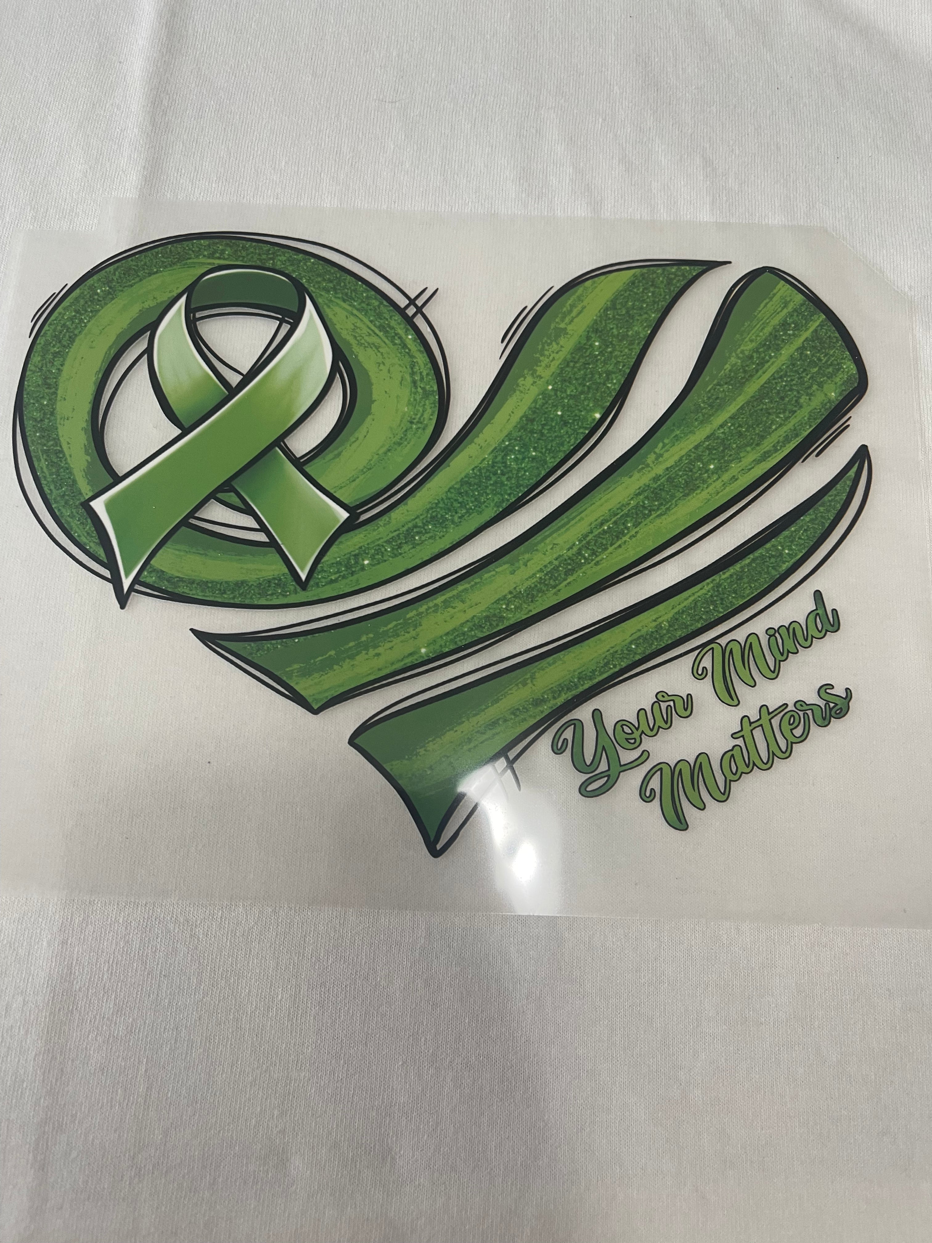 Your Mind Matters Mental Health~~Dtf T-shirt Design