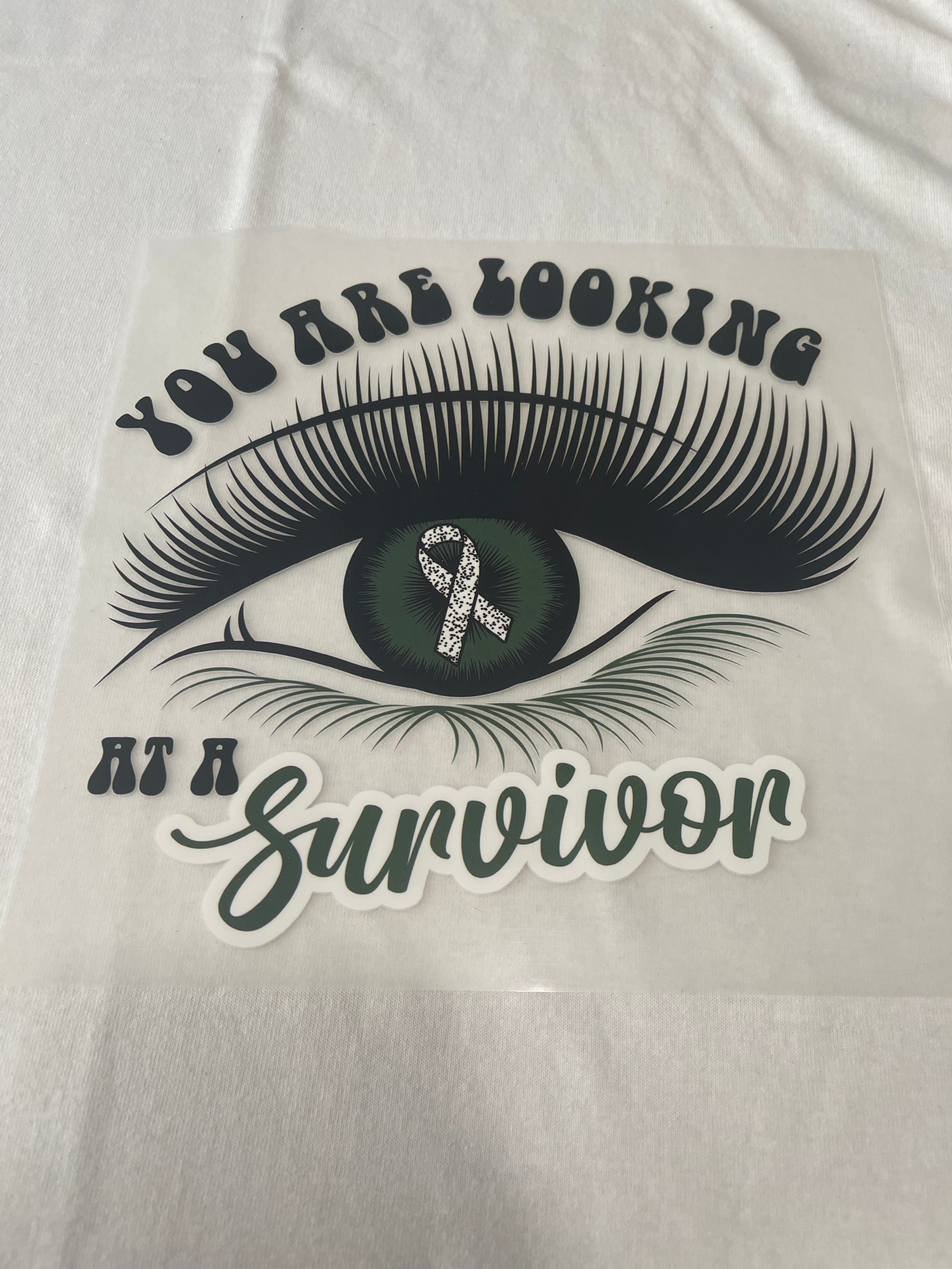 Survivor Mental Health~~Dtf T-shirt Design