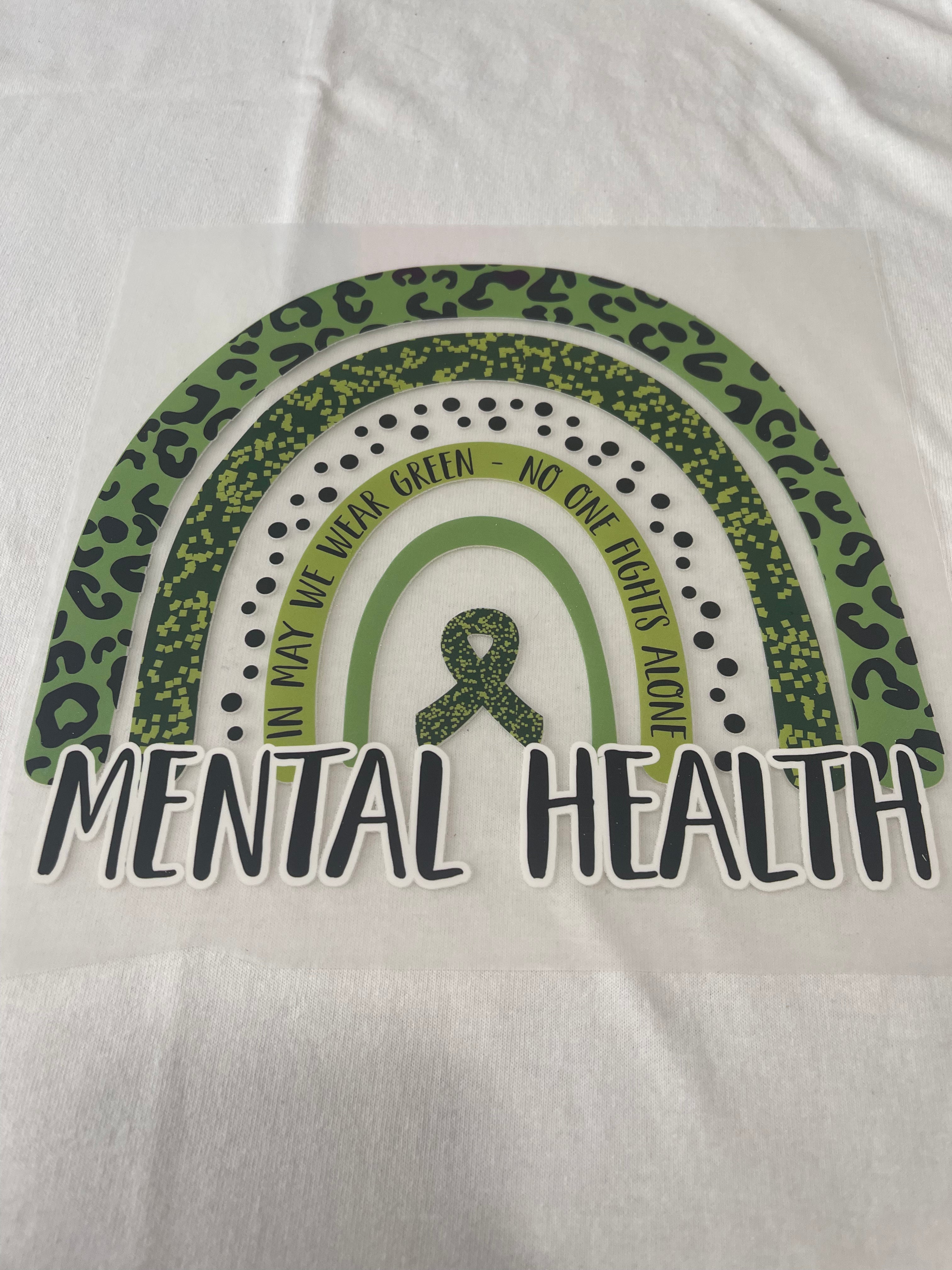 Rainbow Mental Health~~Dtf T-shirt Design