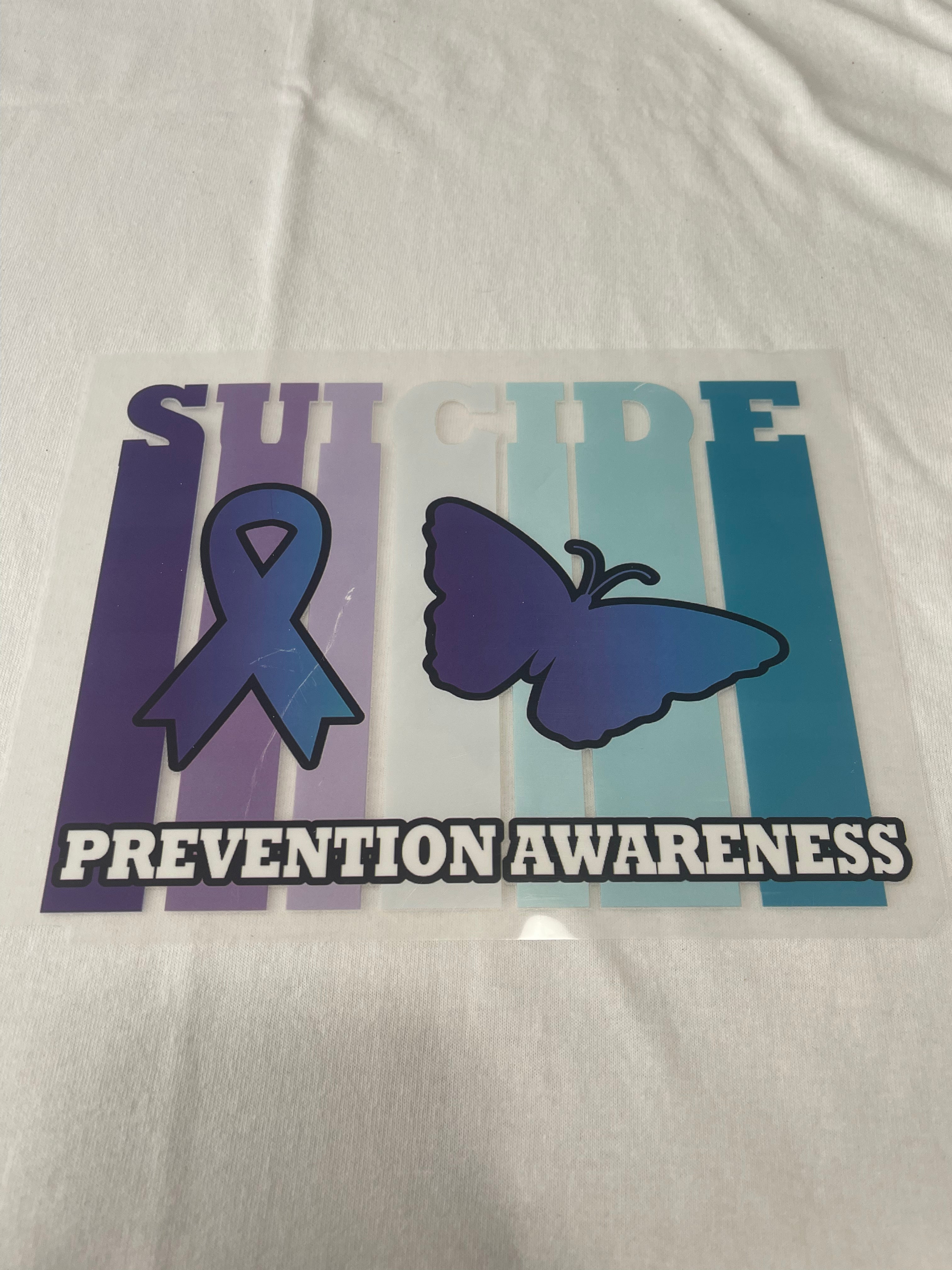 Butterfly Suicide Awareness~~Dtf T-shirt Design