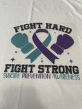 Fight Hard Fight Strong~~Dtf T-shirt Design