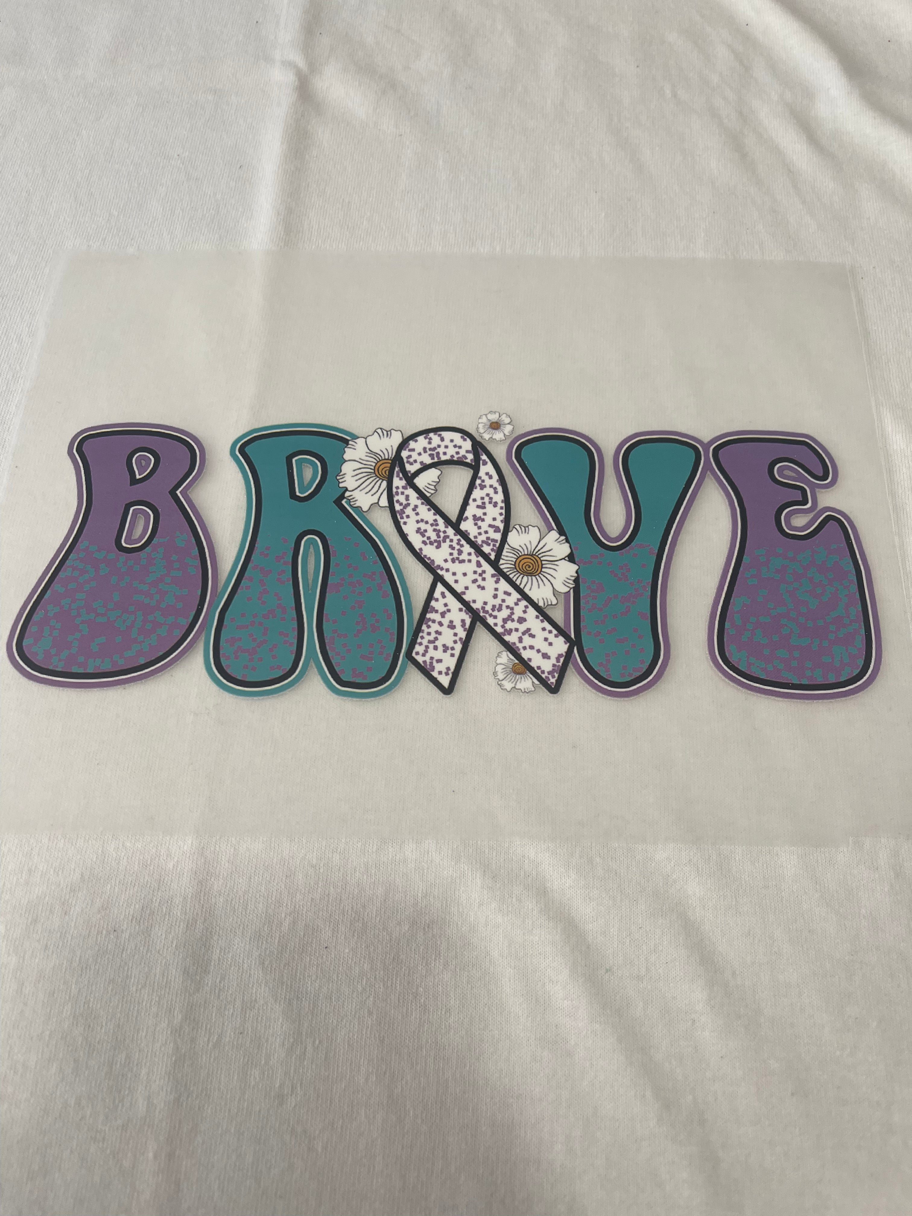 Brave Suicide Awareness~~Dtf T-shirt Design