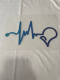 Heart Rate Suicide Awareness~~Dtf T-shirt Design