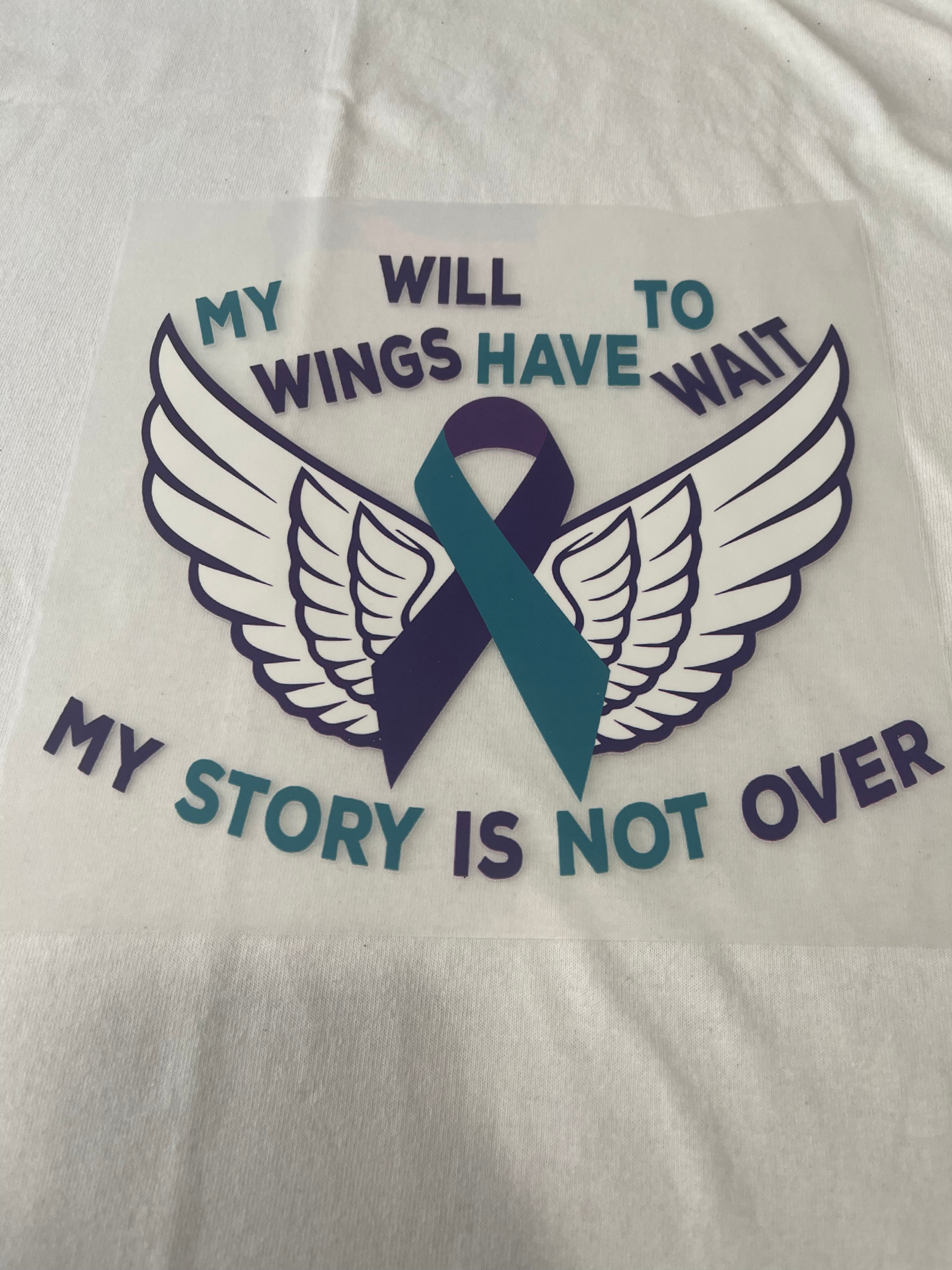 My Story Is Not Over~~Dtf T-shirt Design