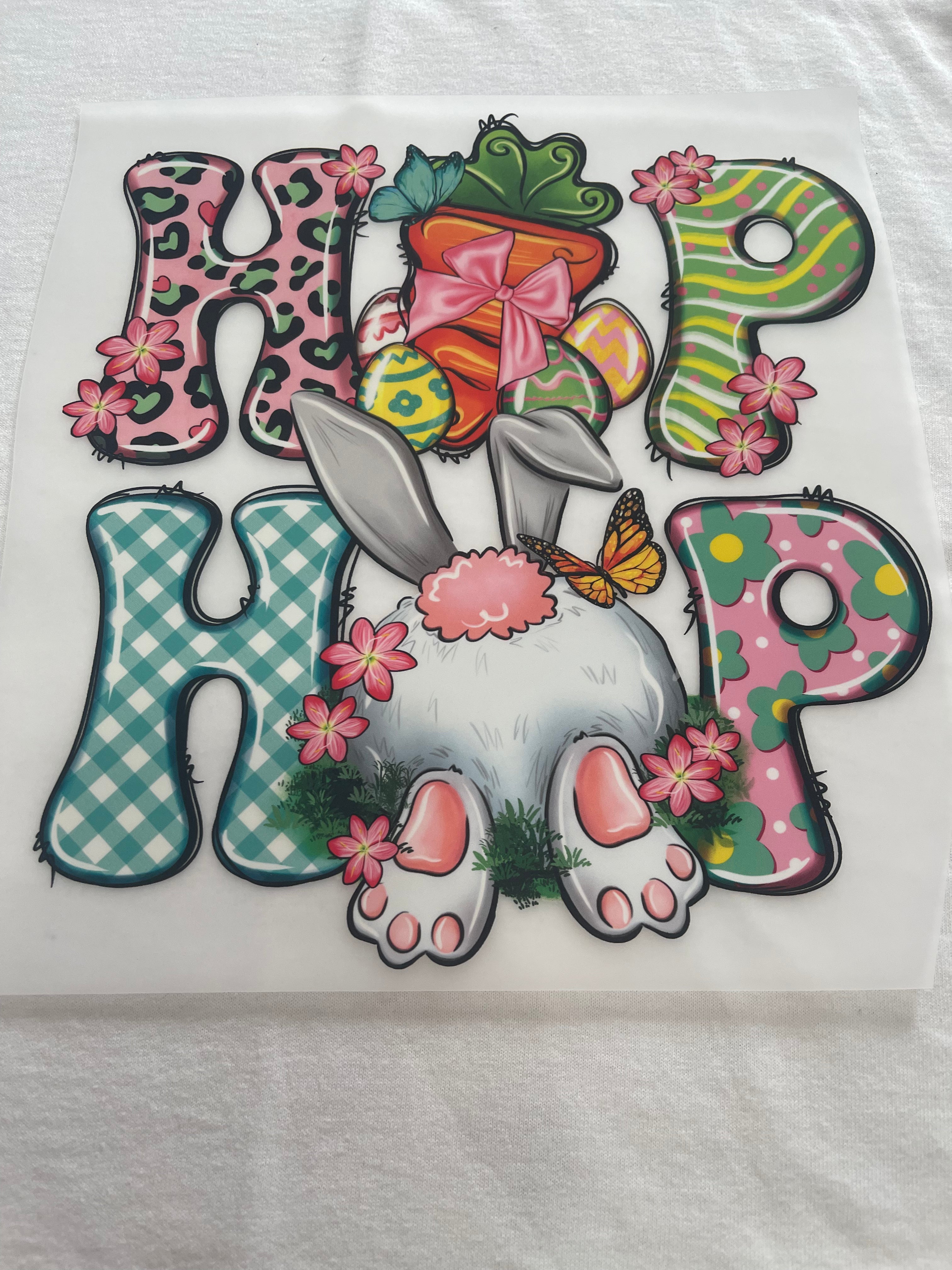 Hop Hop Easter~~Dtf T-shirt Design