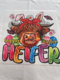Easter Cow~~Dtf T-shirt Design