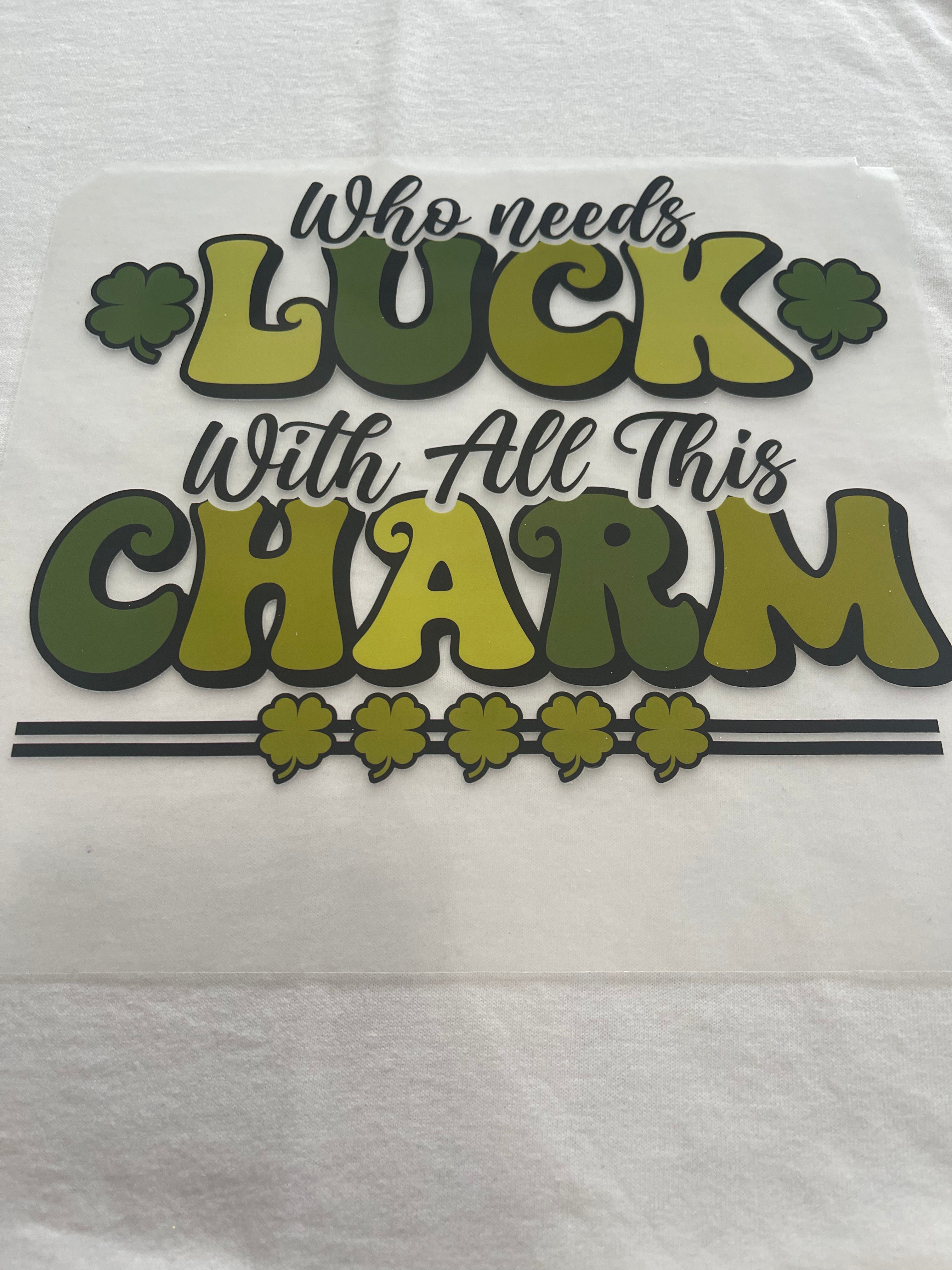 Luck Charm St. Patrick's~~Dtf T-shirt Design